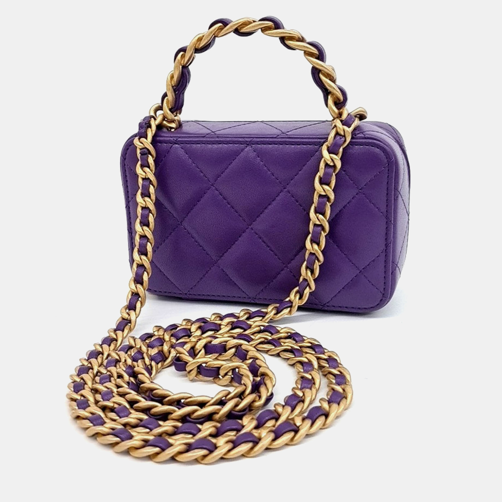 Chanel top handle mini Crossbody bag 