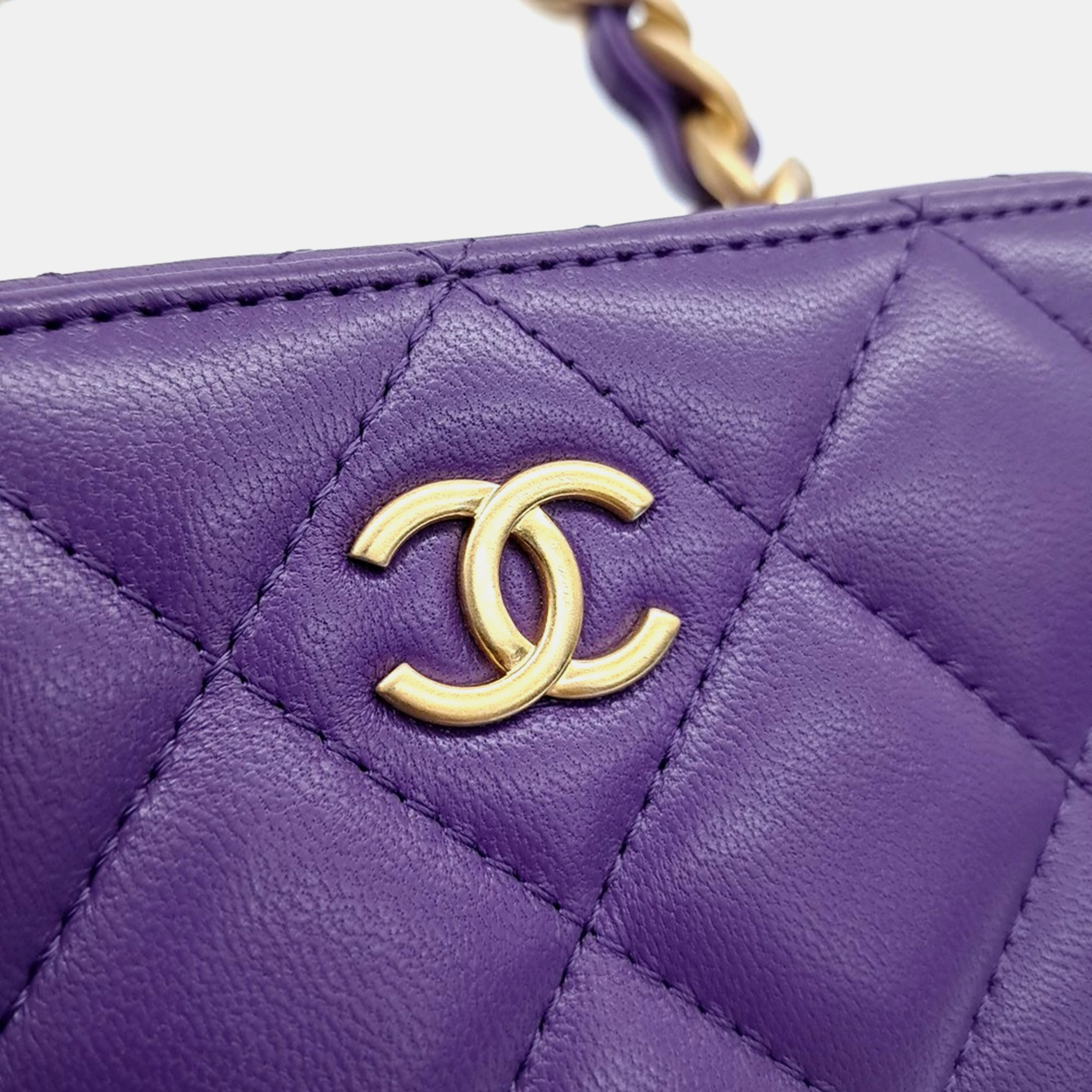 Chanel top handle mini Crossbody bag 