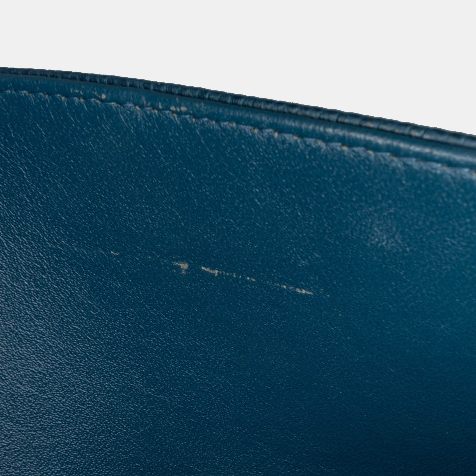 Chanel Blue Jumbo Classic Caviar Double Flap 