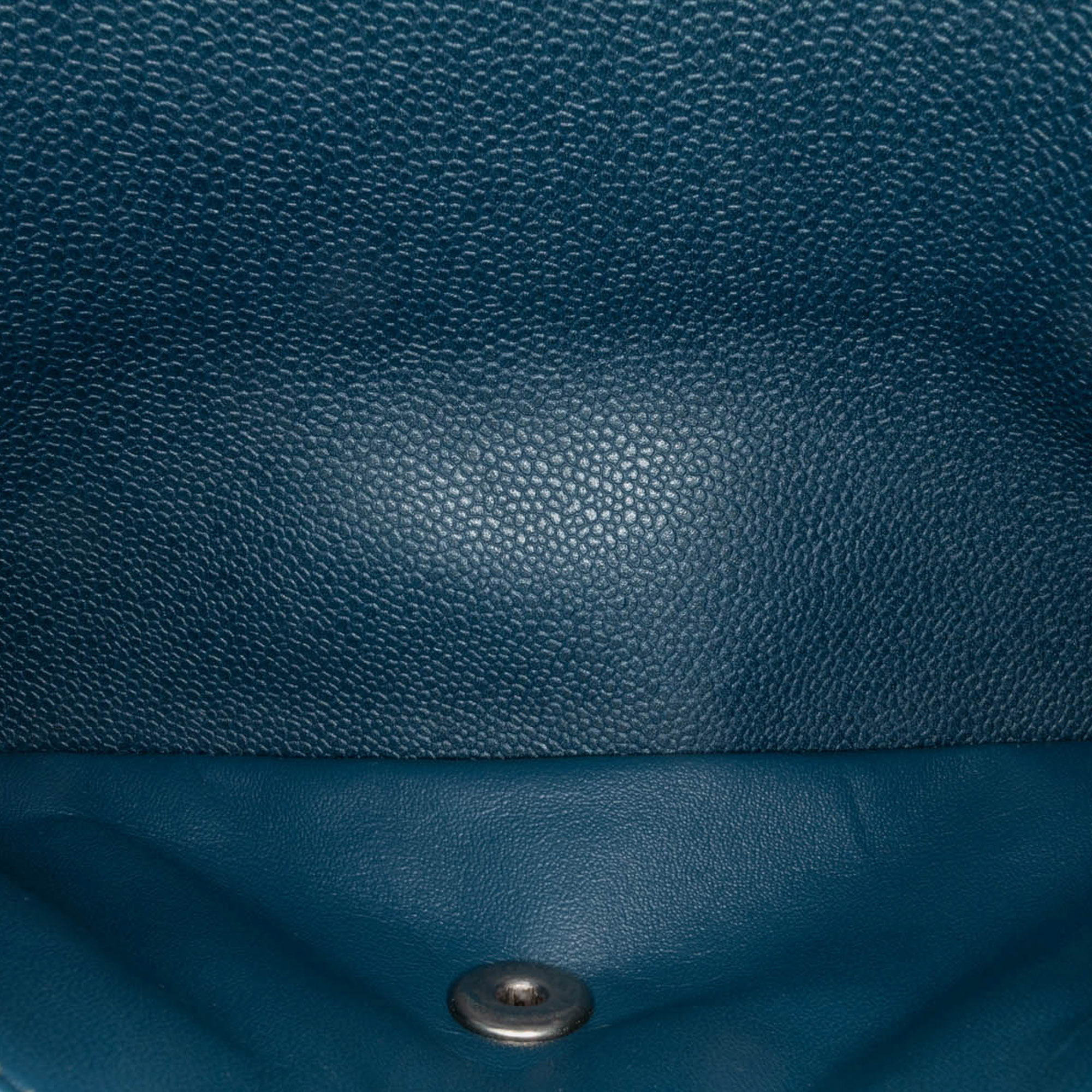 Chanel Blue Jumbo Classic Caviar Double Flap 