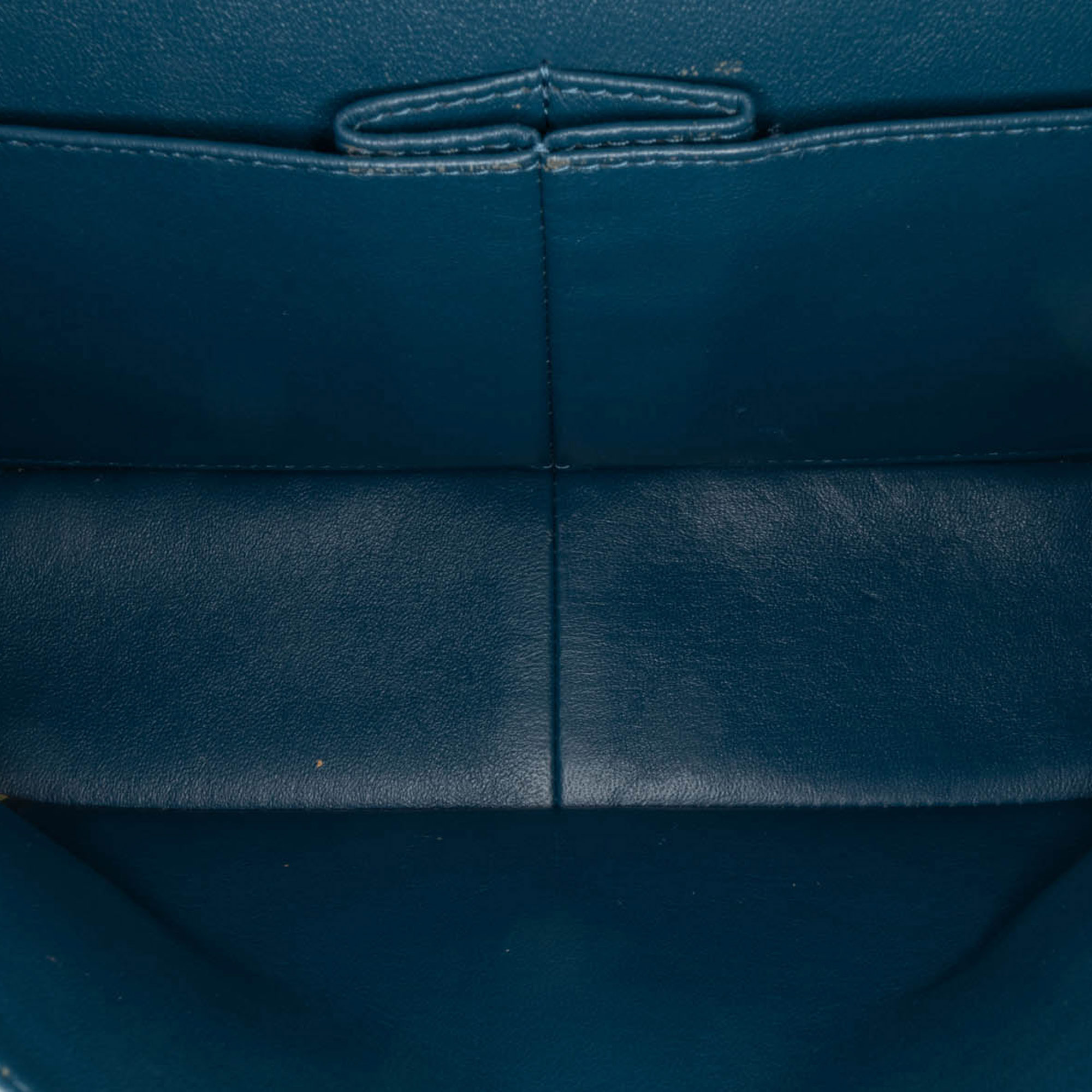 Chanel Blue Jumbo Classic Caviar Double Flap 