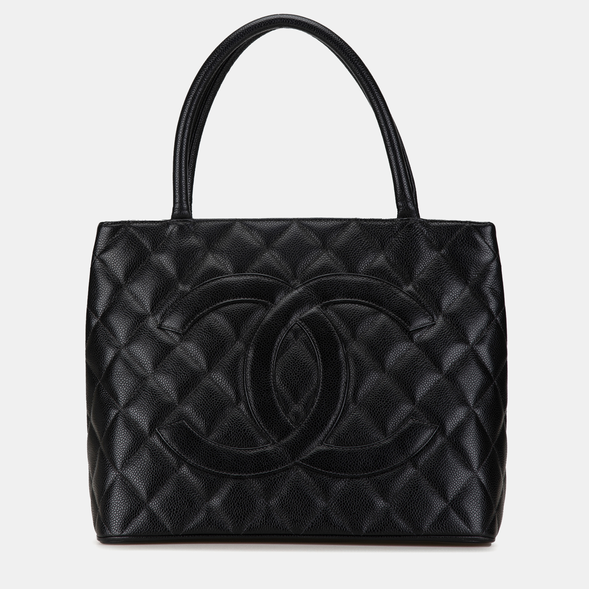 

Chanel Black Caviar Medallion Tote