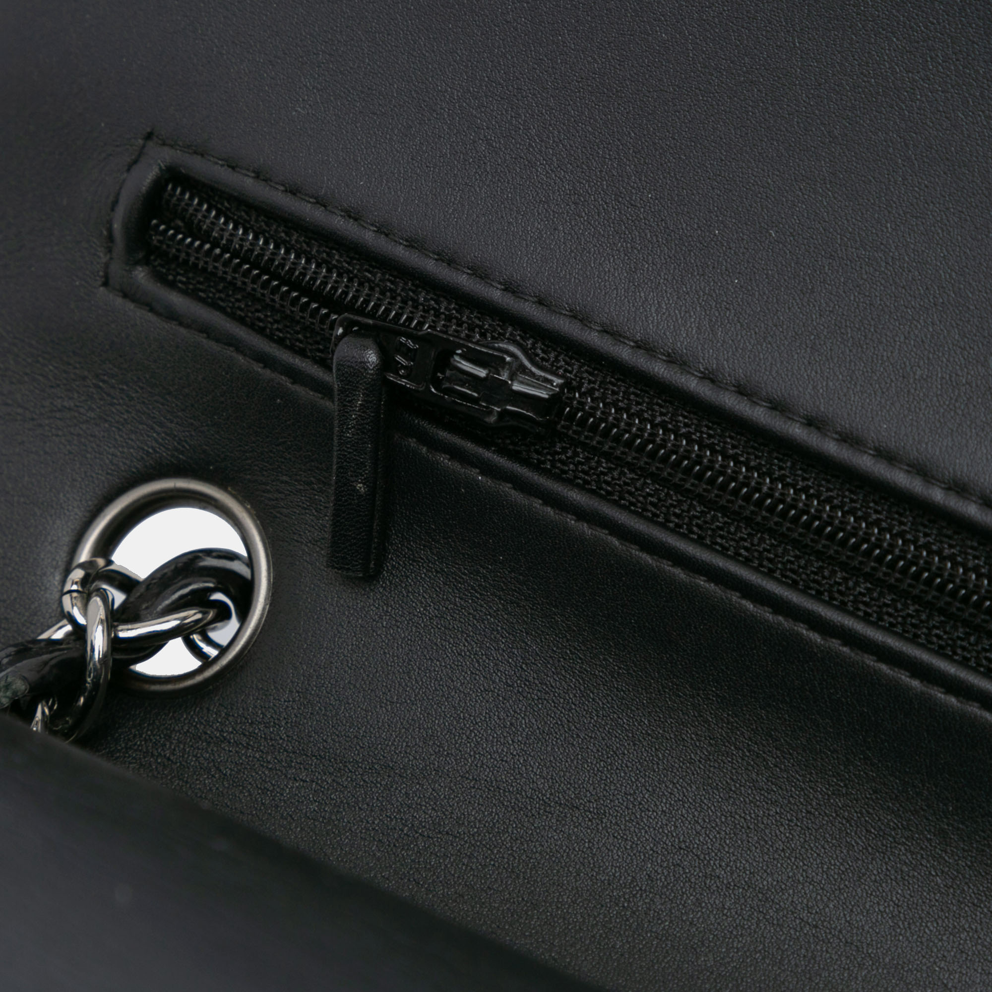 Chanel Black Patent Medium Classic Double Flap Bag 