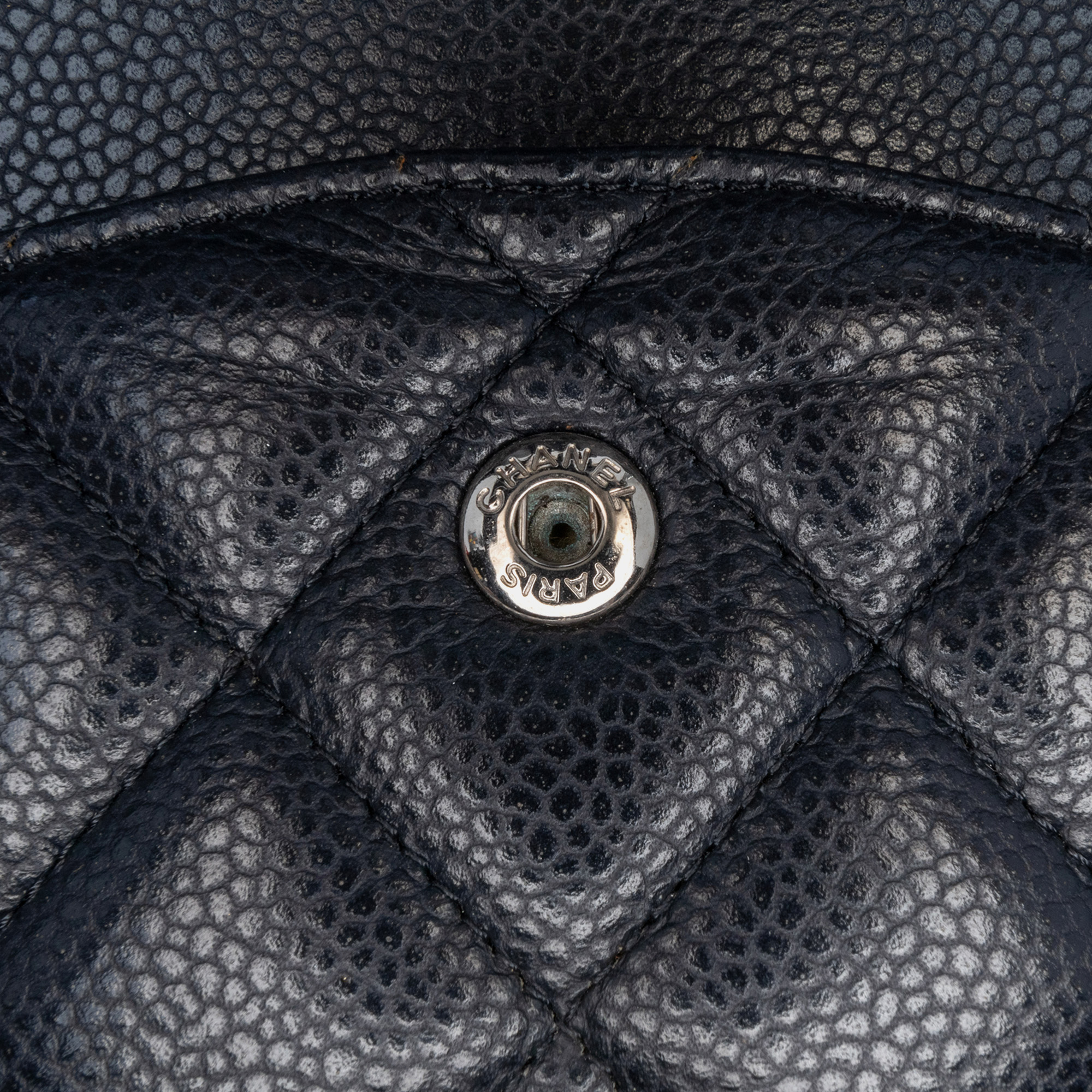 Chanel Black Jumbo Classic Caviar Double Flap 