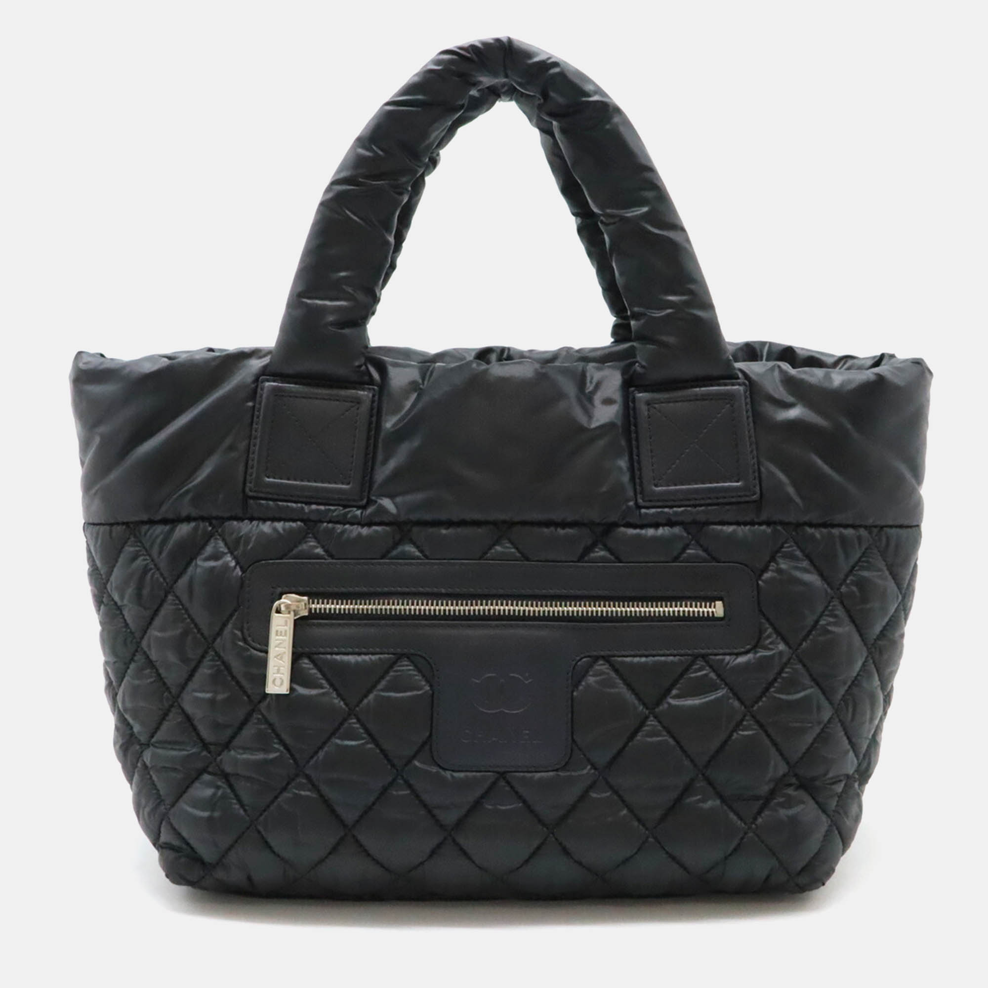 

Chanel Black Nylon Coco Cocoon Small Tote Bag