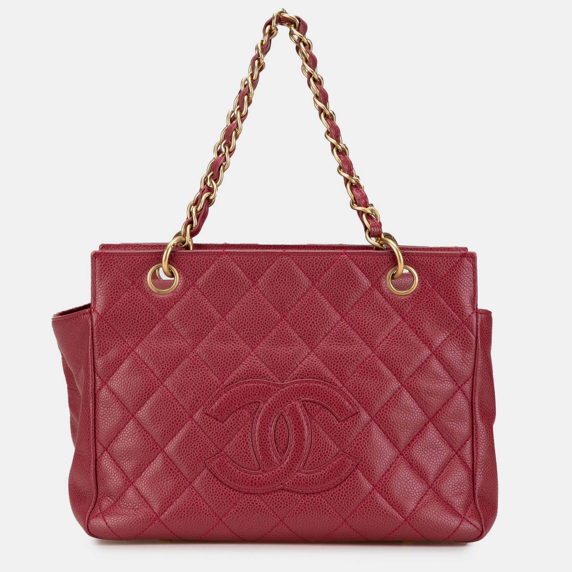 

Chanel Red Caviar Grand Shopping Tote