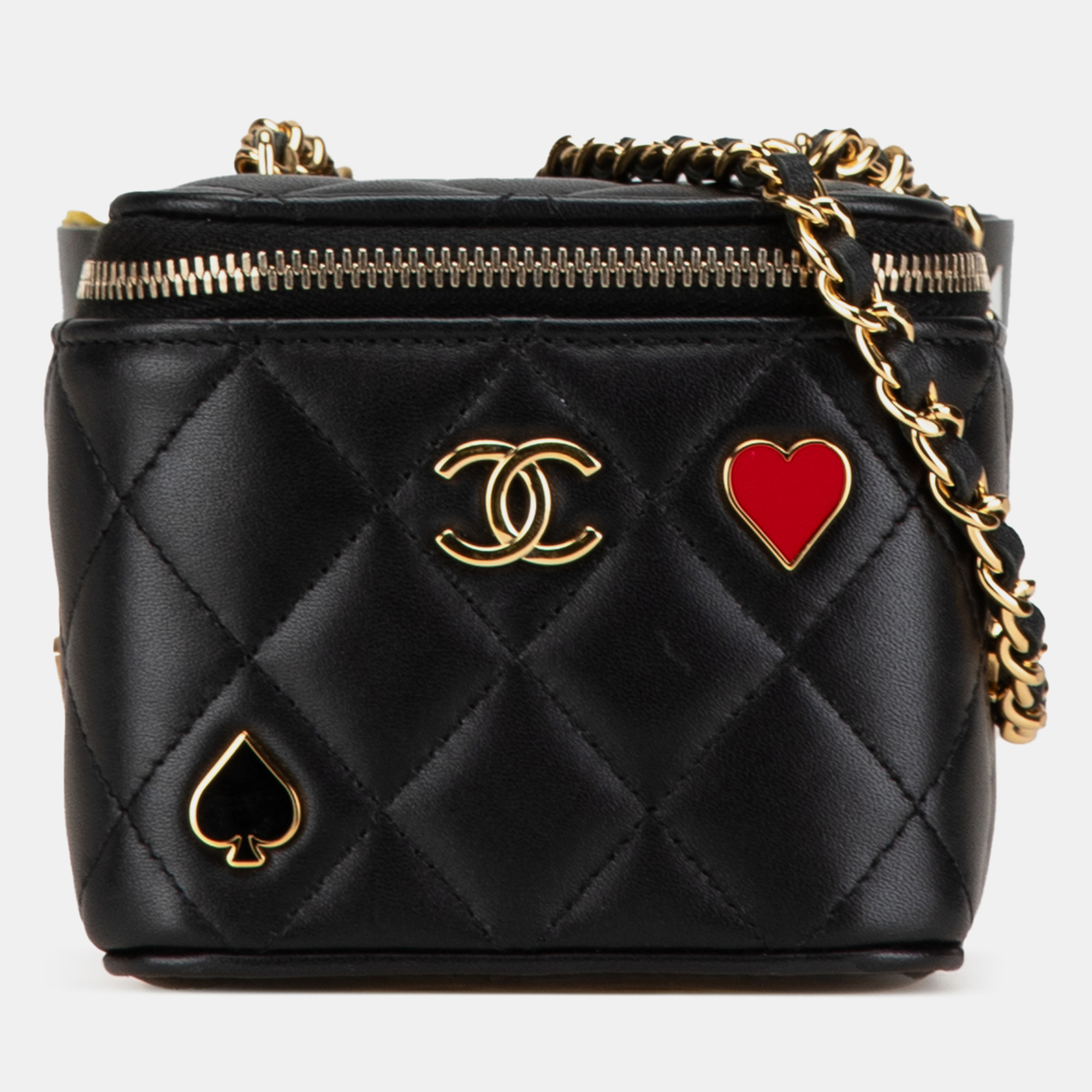 

Chanel Black Mini Lambskin Coco Casino Vanity Case