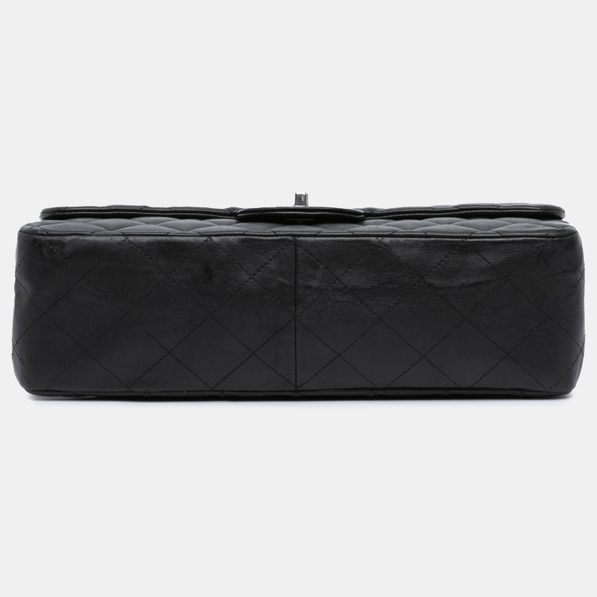 Chanel Black Jumbo Classic Lambskin Single Flap 