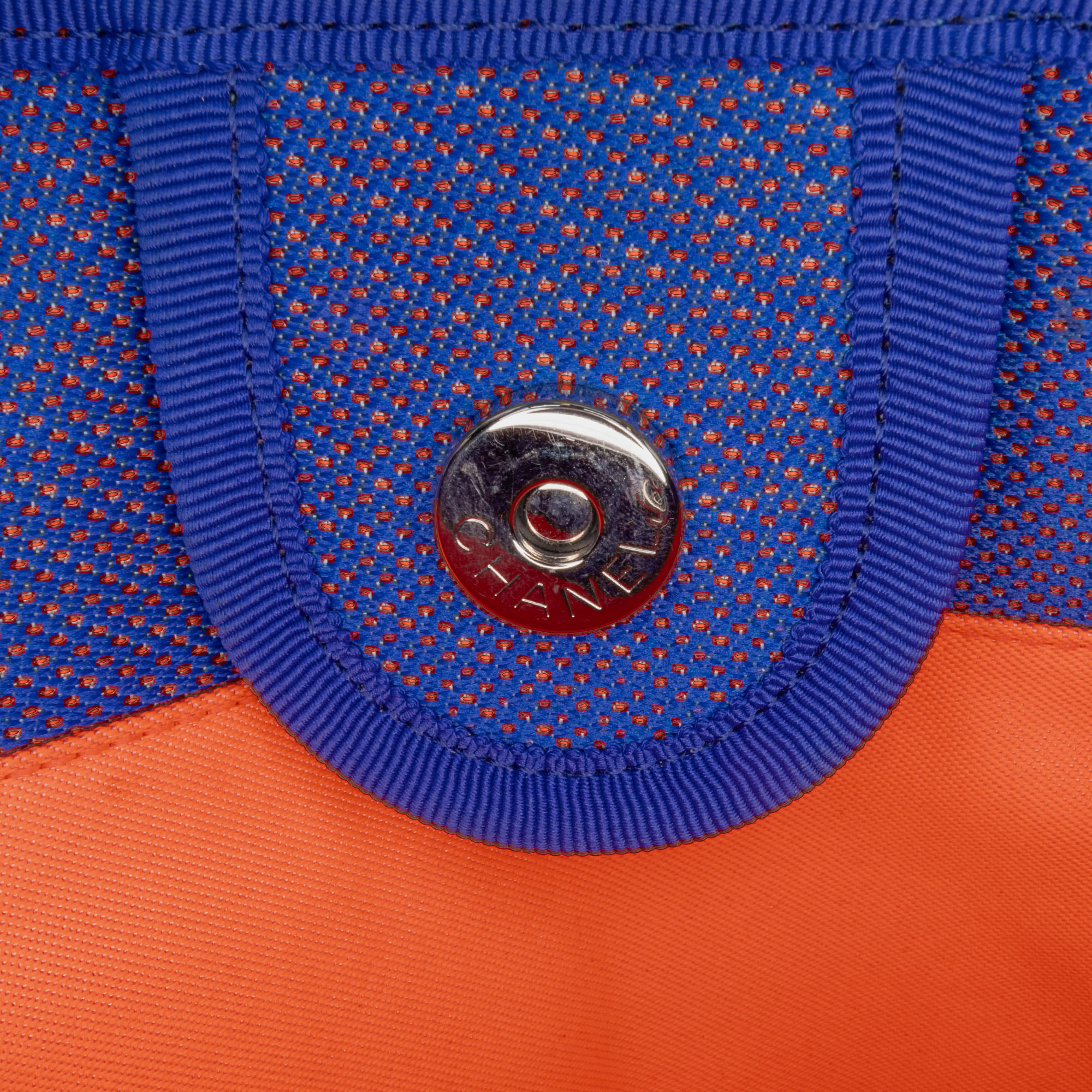 Chanel Blue Mini Canvas Deauville Tote 