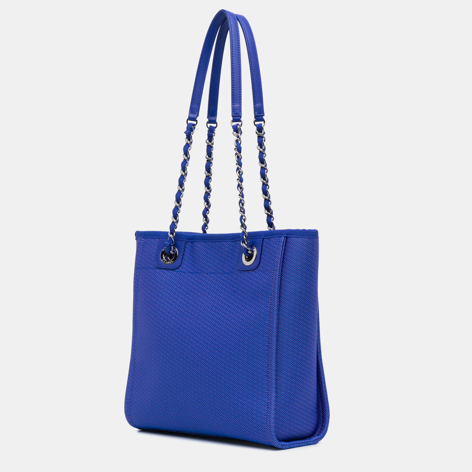 Chanel Blue Mini Canvas Deauville Tote 