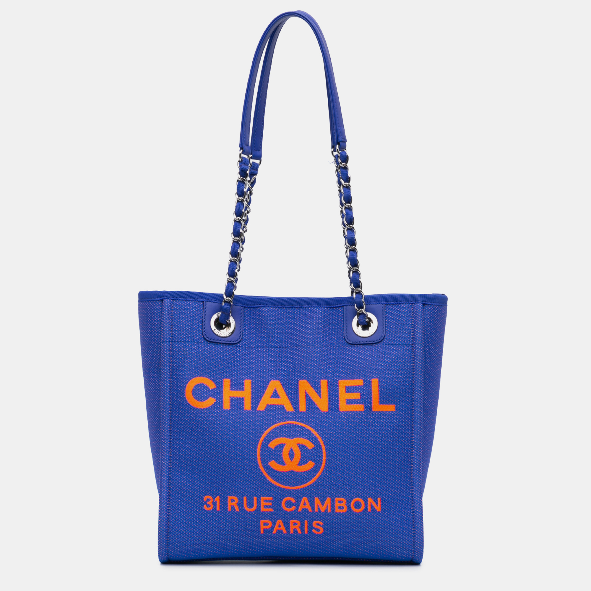 

Chanel Blue Mini Canvas Deauville Tote