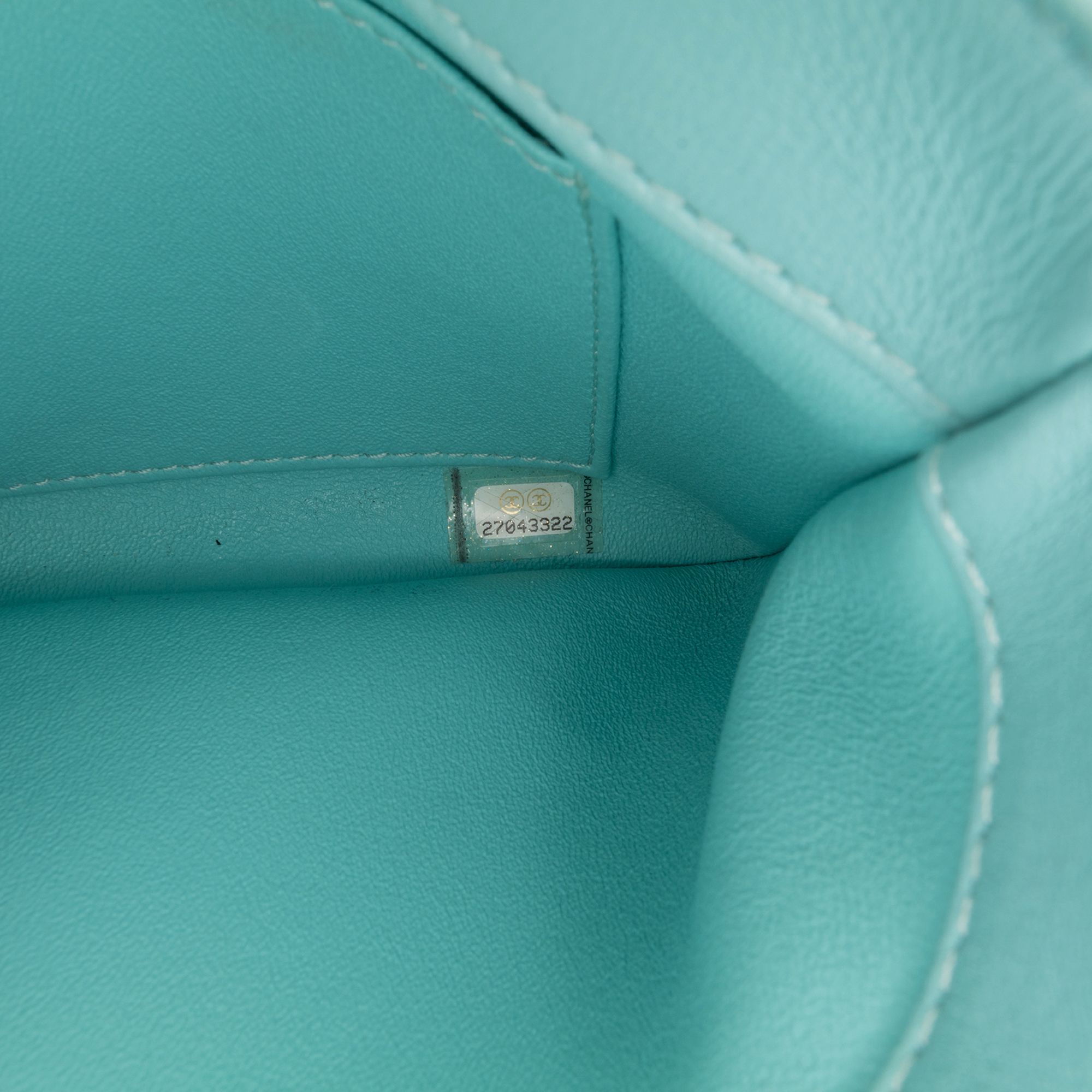 Chanel Blue Chevron Lambskin Trendy CC Flap 