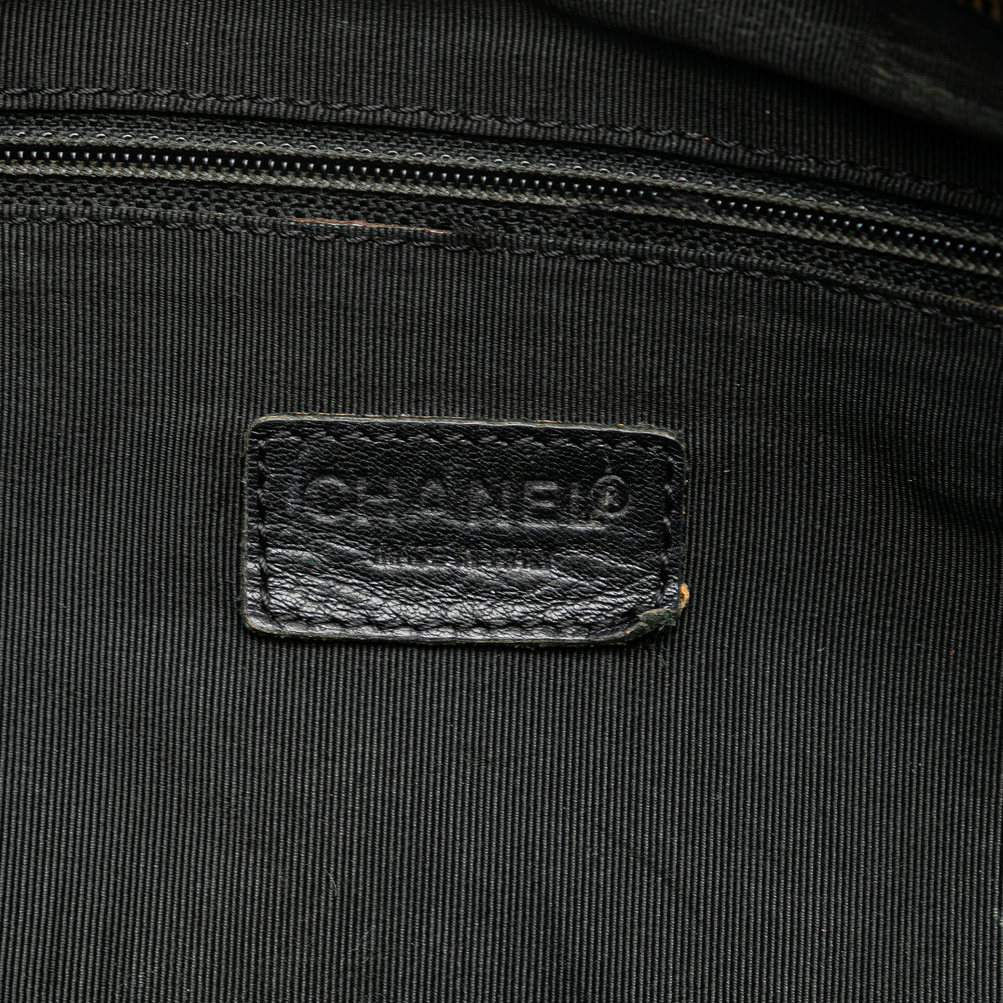 Chanel Black CC Wild Stitch Lambskin Handbag 