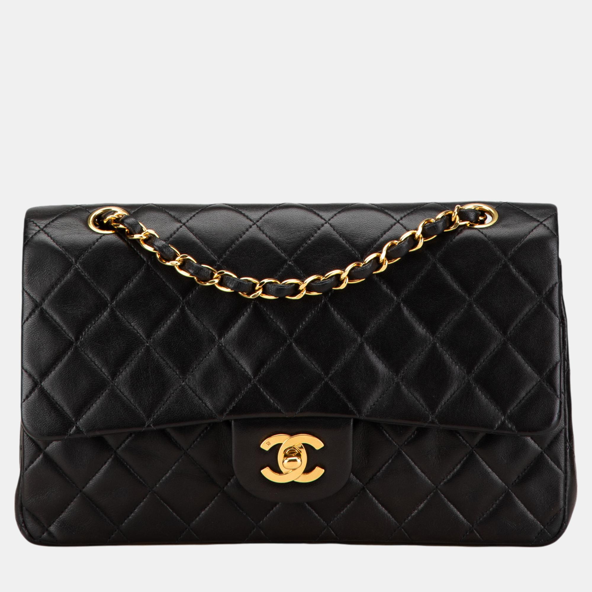 

Chanel Black Medium Classic Lambskin Double Flap