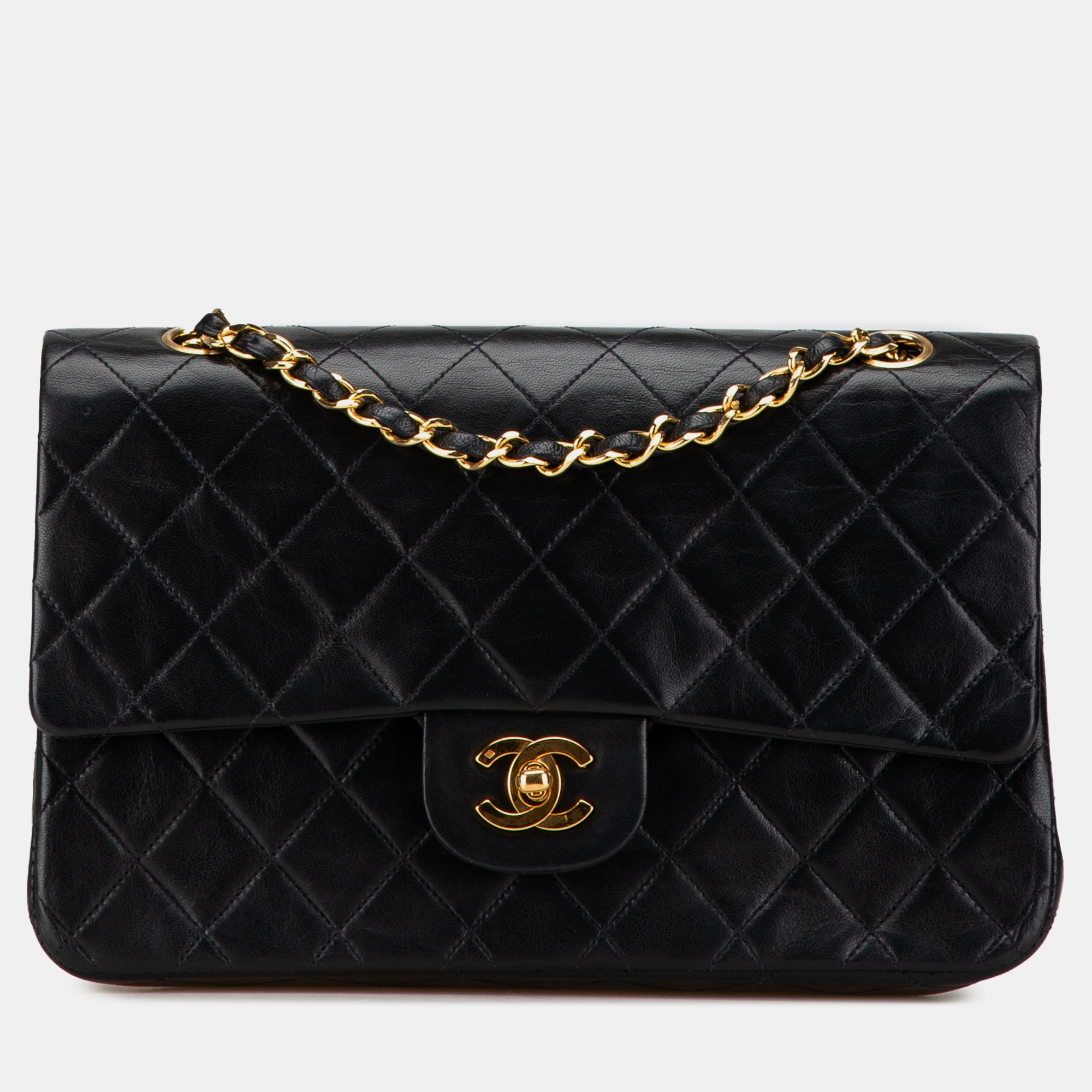 

Chanel Black Medium Classic Lambskin Double Flap