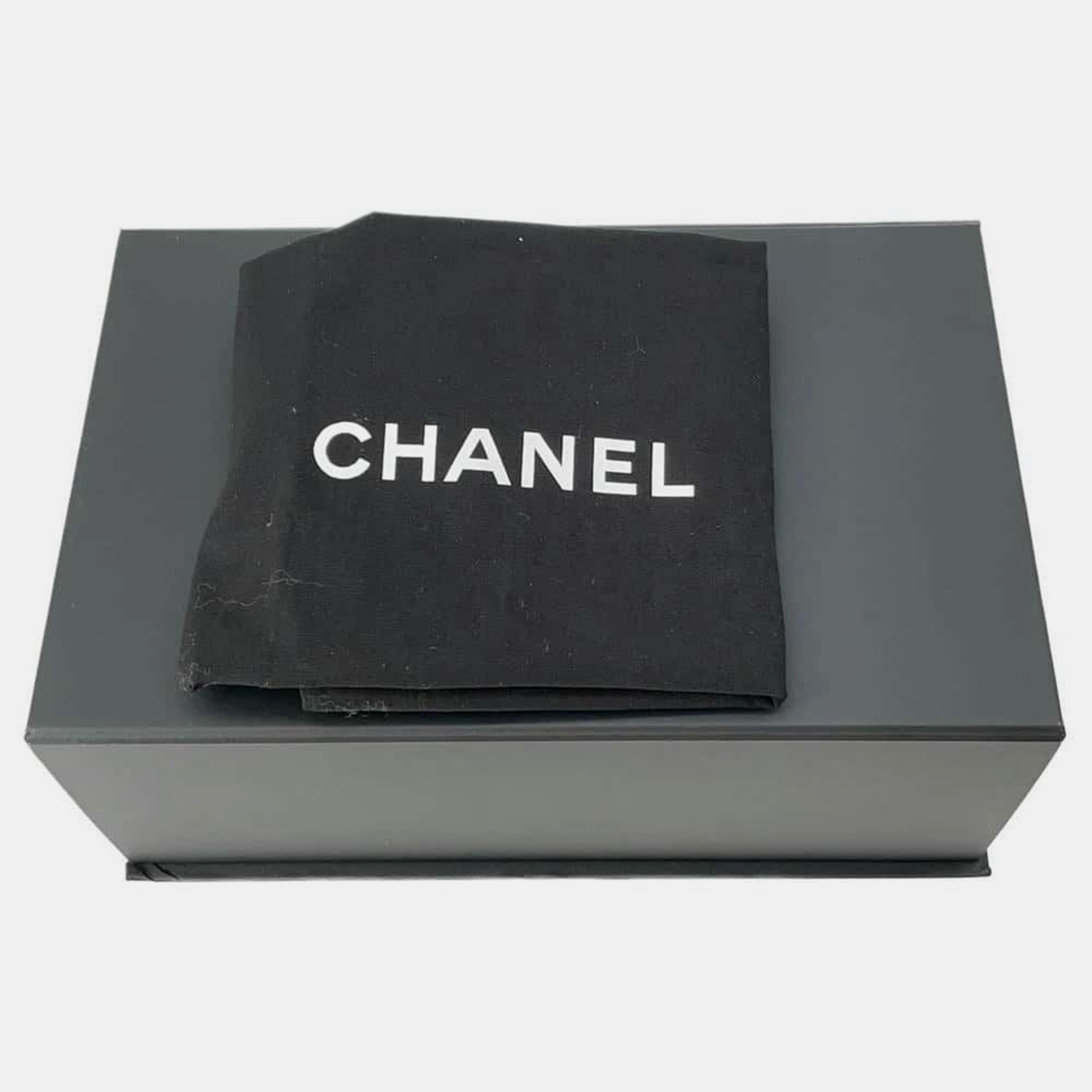 Chanel Black Calf Leather Mini Flap Shoulder   Bag 