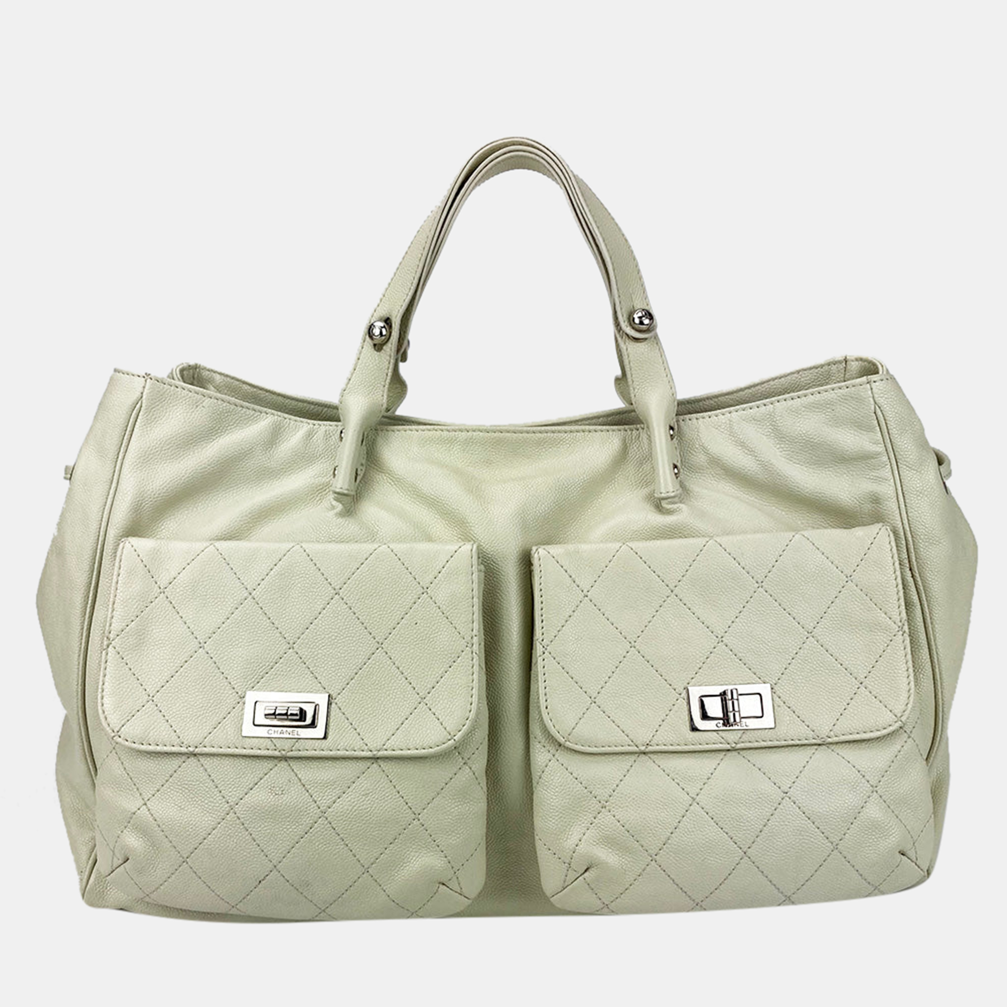 

Chanel White Pocket In The City Tote