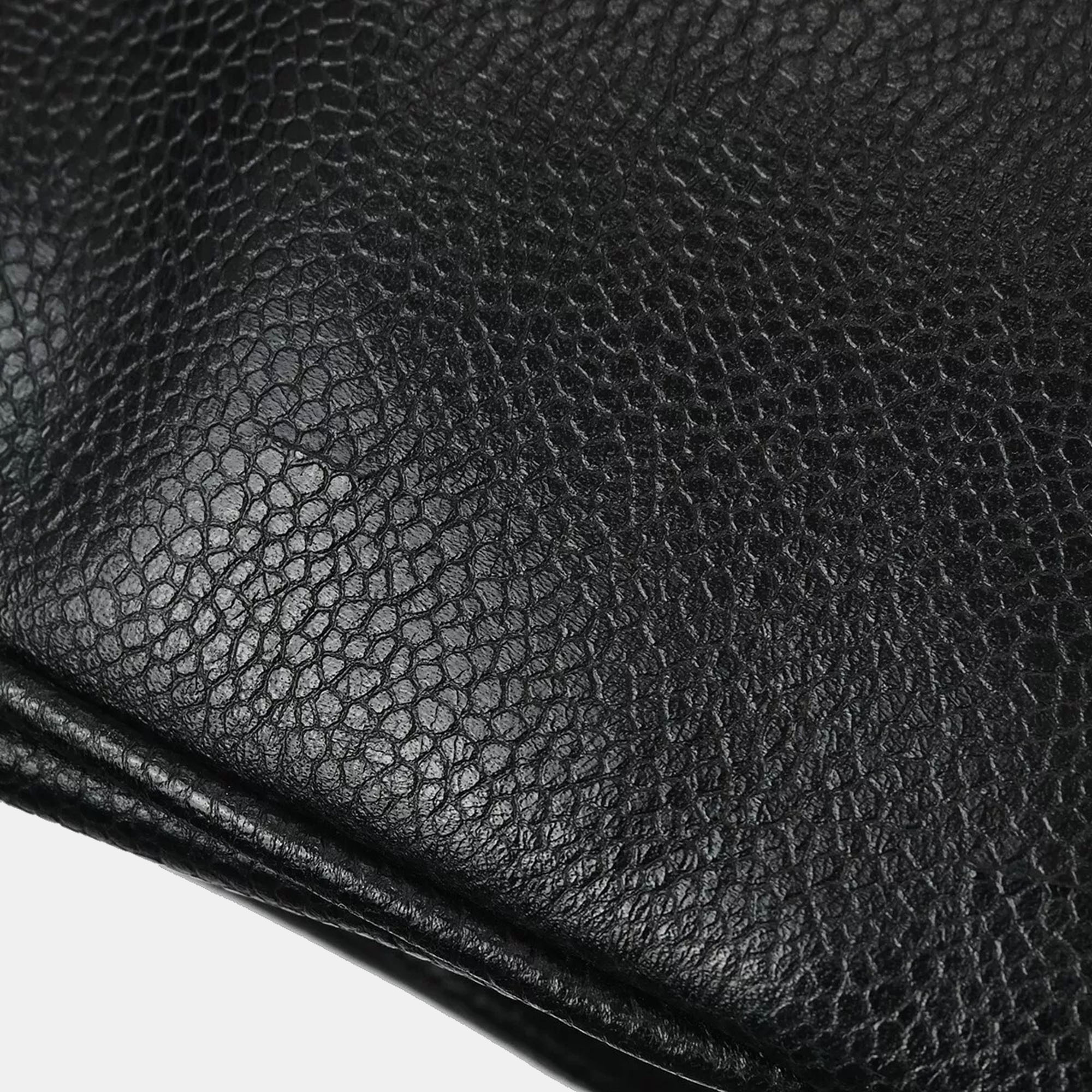 Chanel Black Leather Supermodel Shoulder Bag 