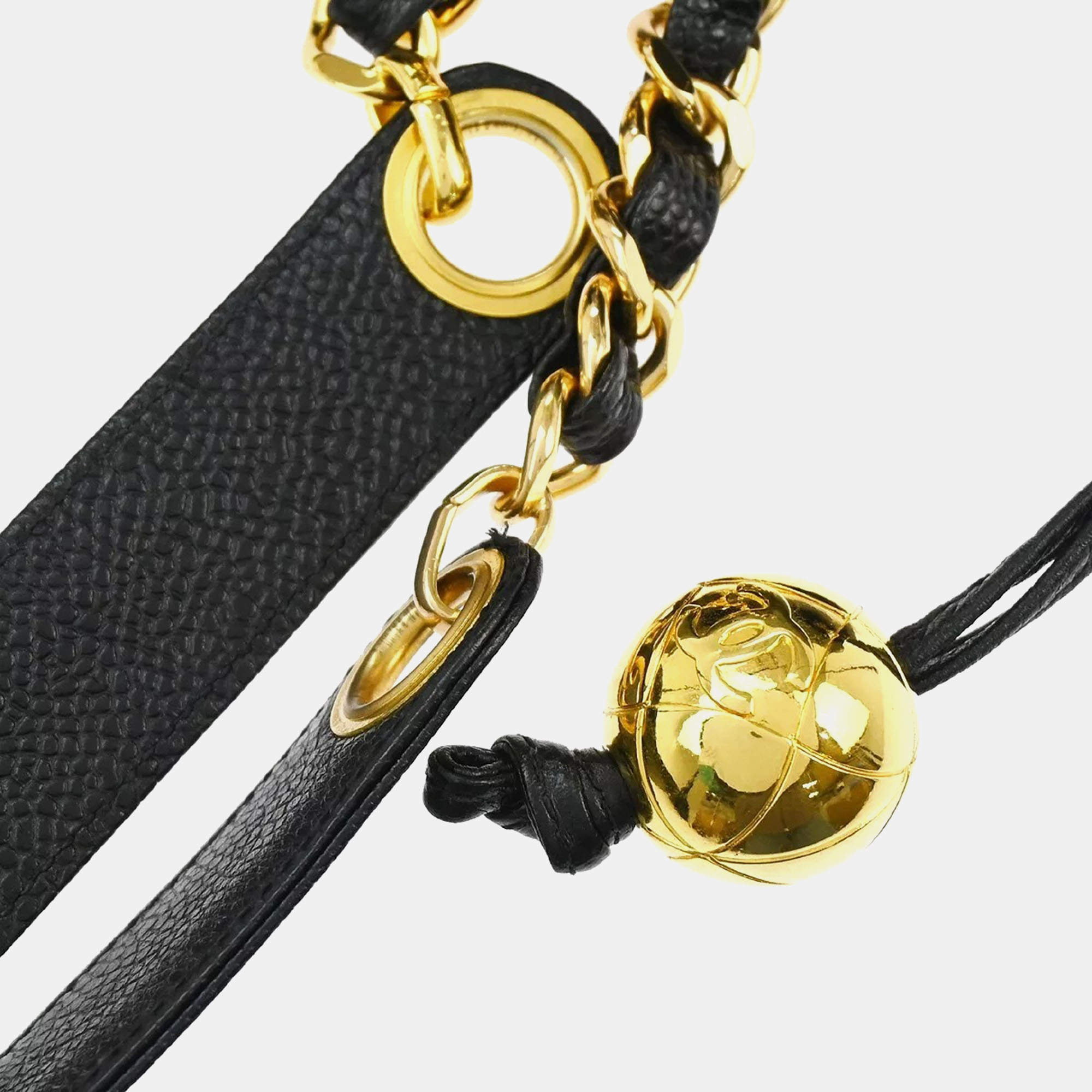 Chanel Black Leather Supermodel Shoulder Bag 