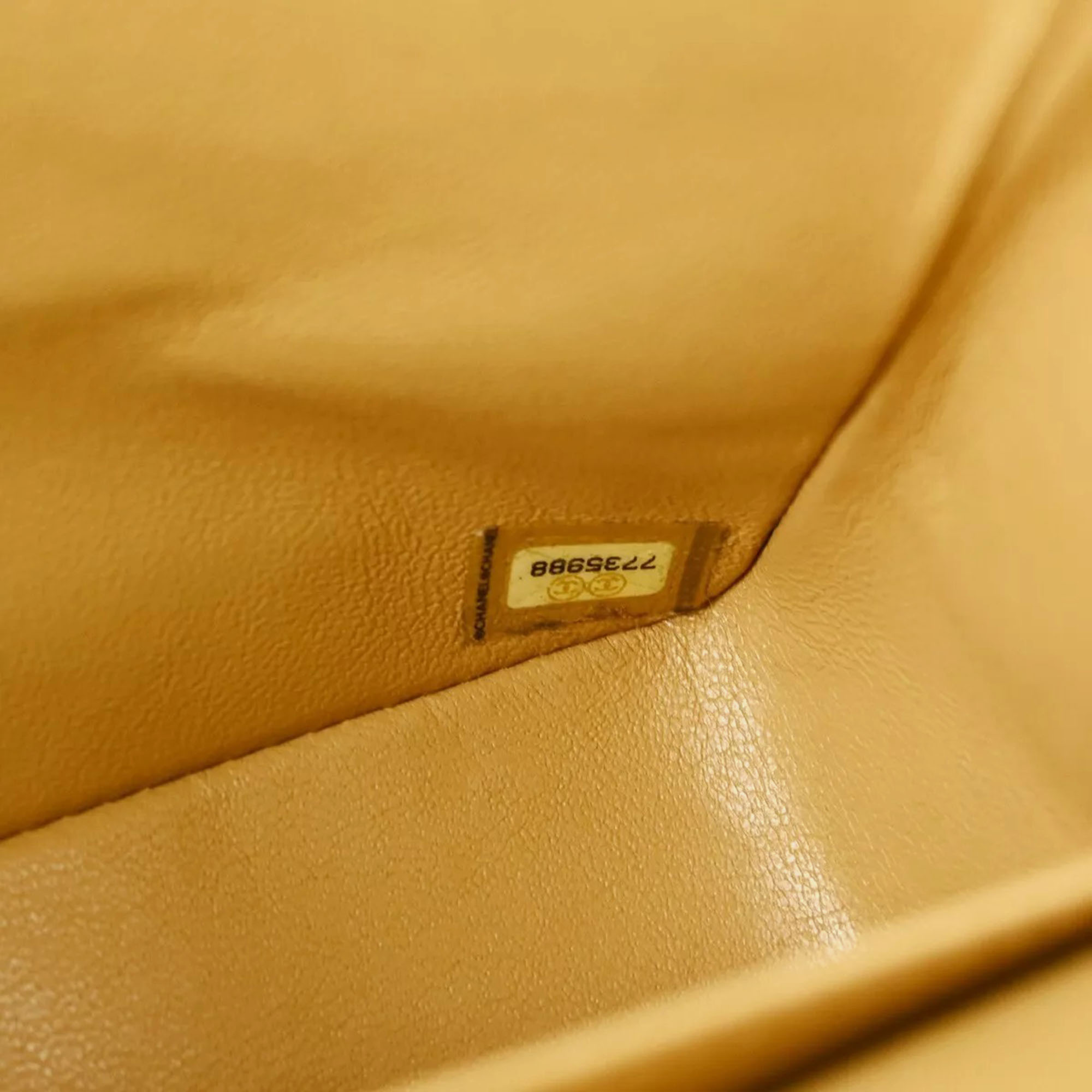 Chanel Beige Caviar Leather Medium Classic Double Flap Shoulder Bag 
