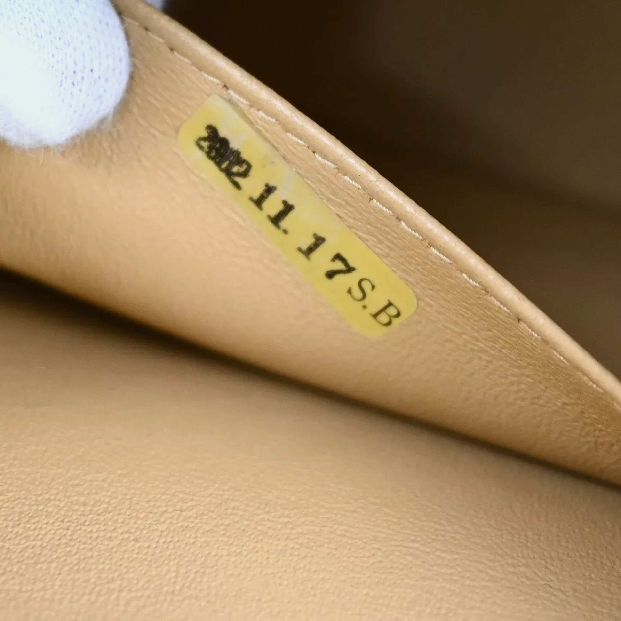 Chanel Beige Caviar Leather Medium Classic Double Flap Shoulder Bag 
