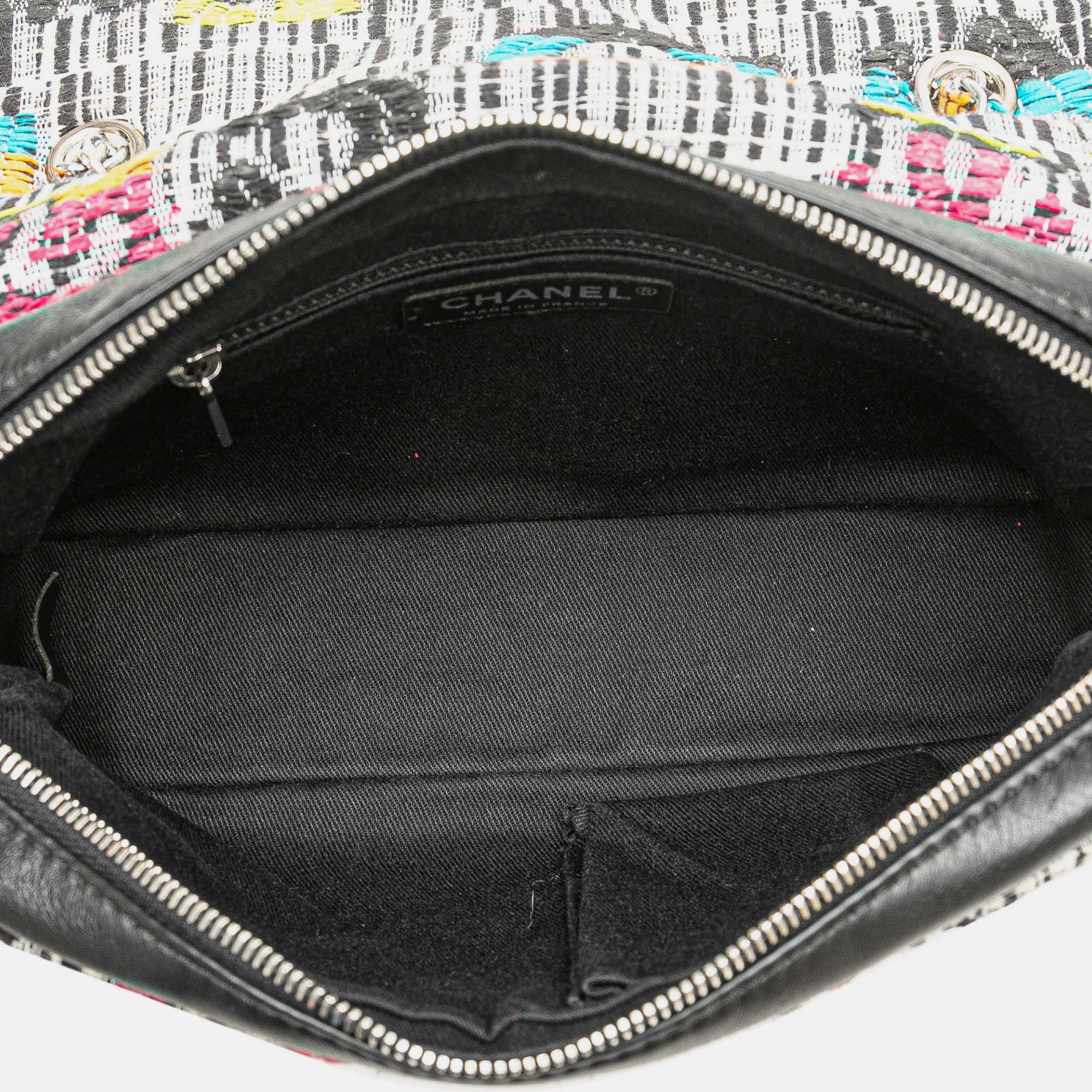 Chanel Multicolor Tweed Easy Fantasy Flap Bag 