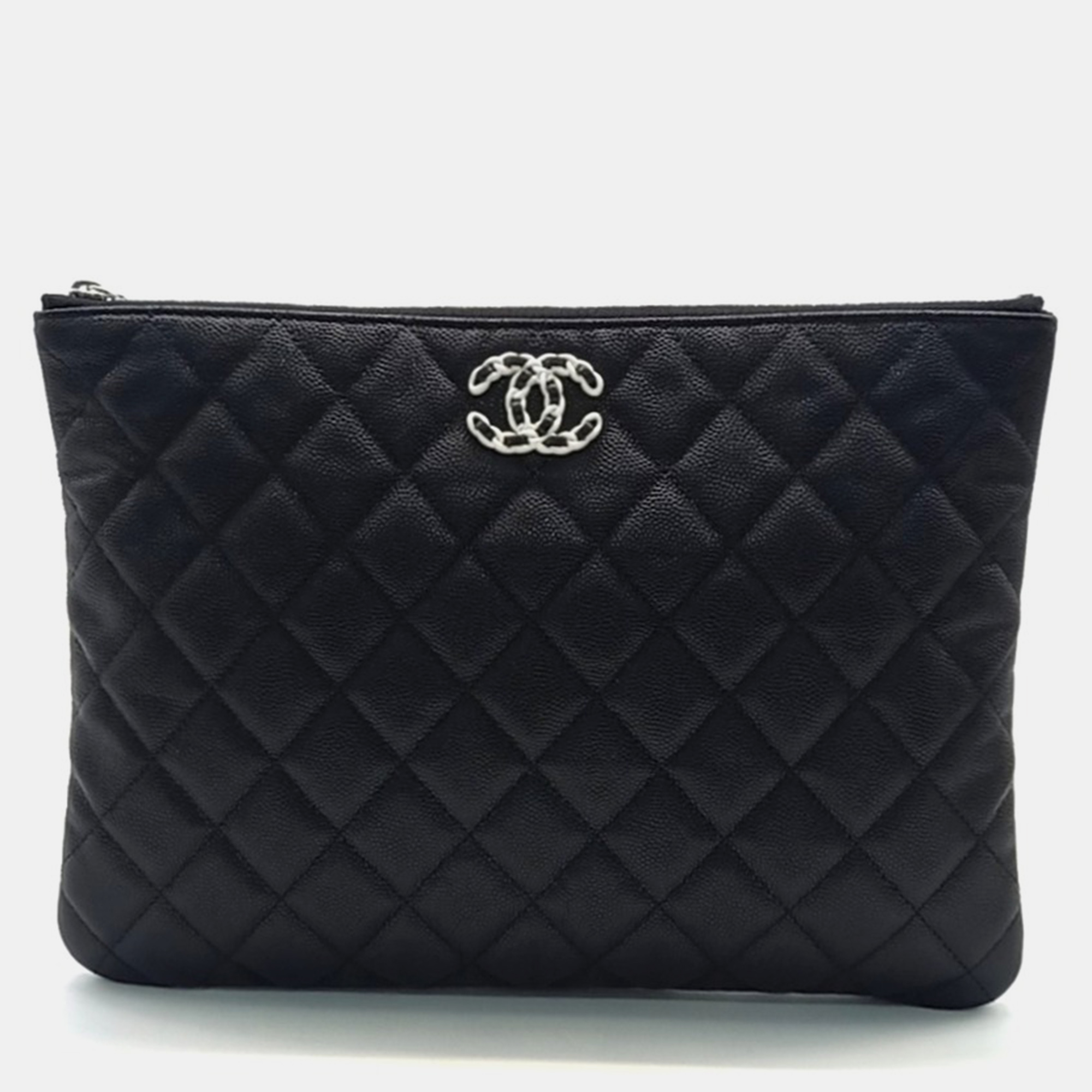 

Chanel Black Leather New Medium Clutch