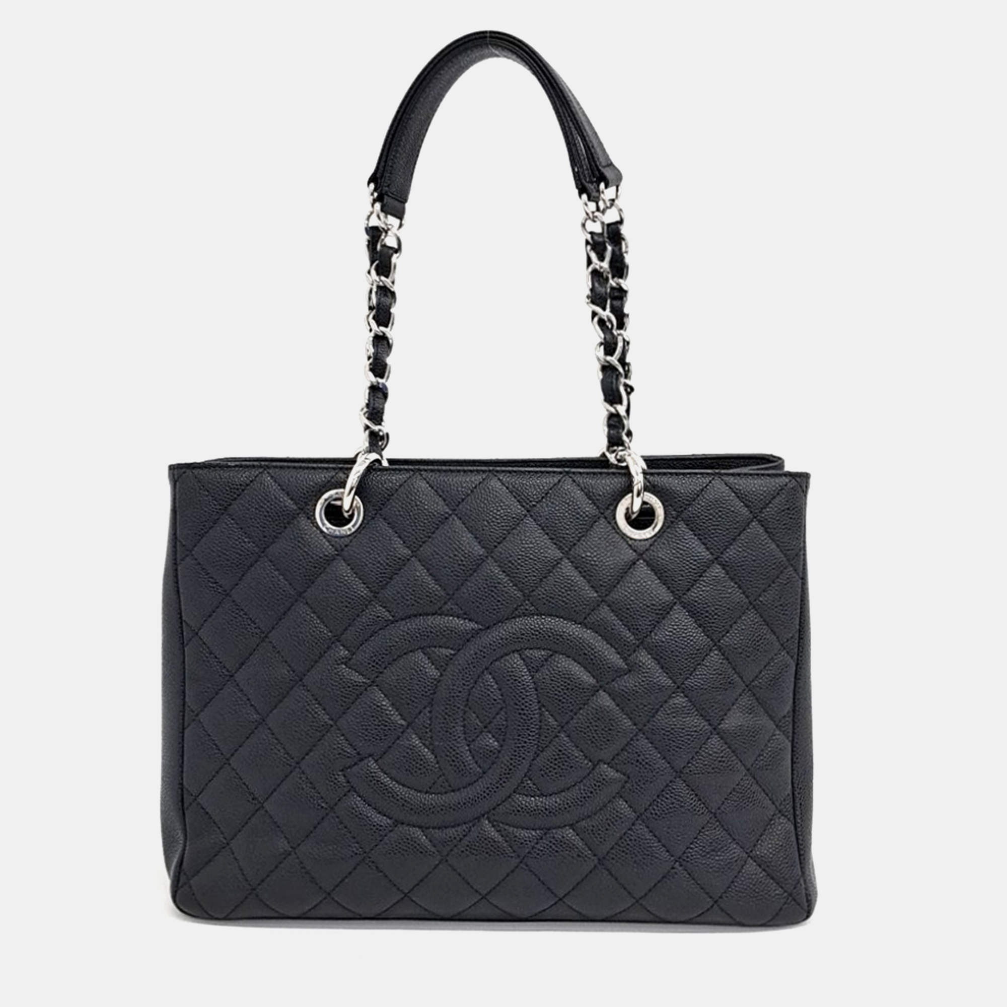 

Chanel Black Leather Grand Shopping bag