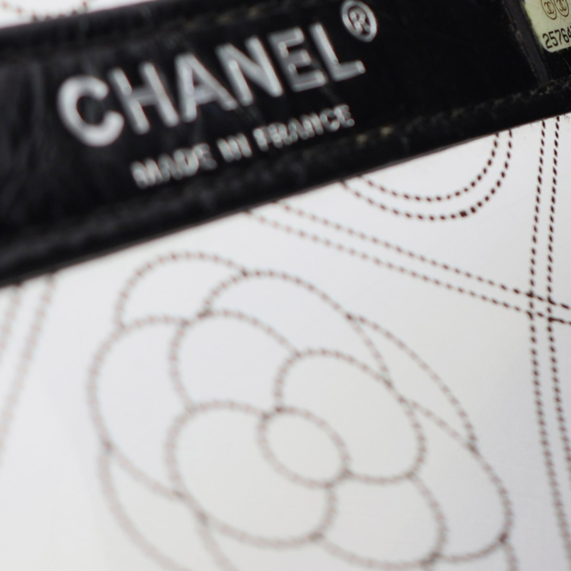 Chanel Black Crumpled Calfskin PVC Bucket Bag 