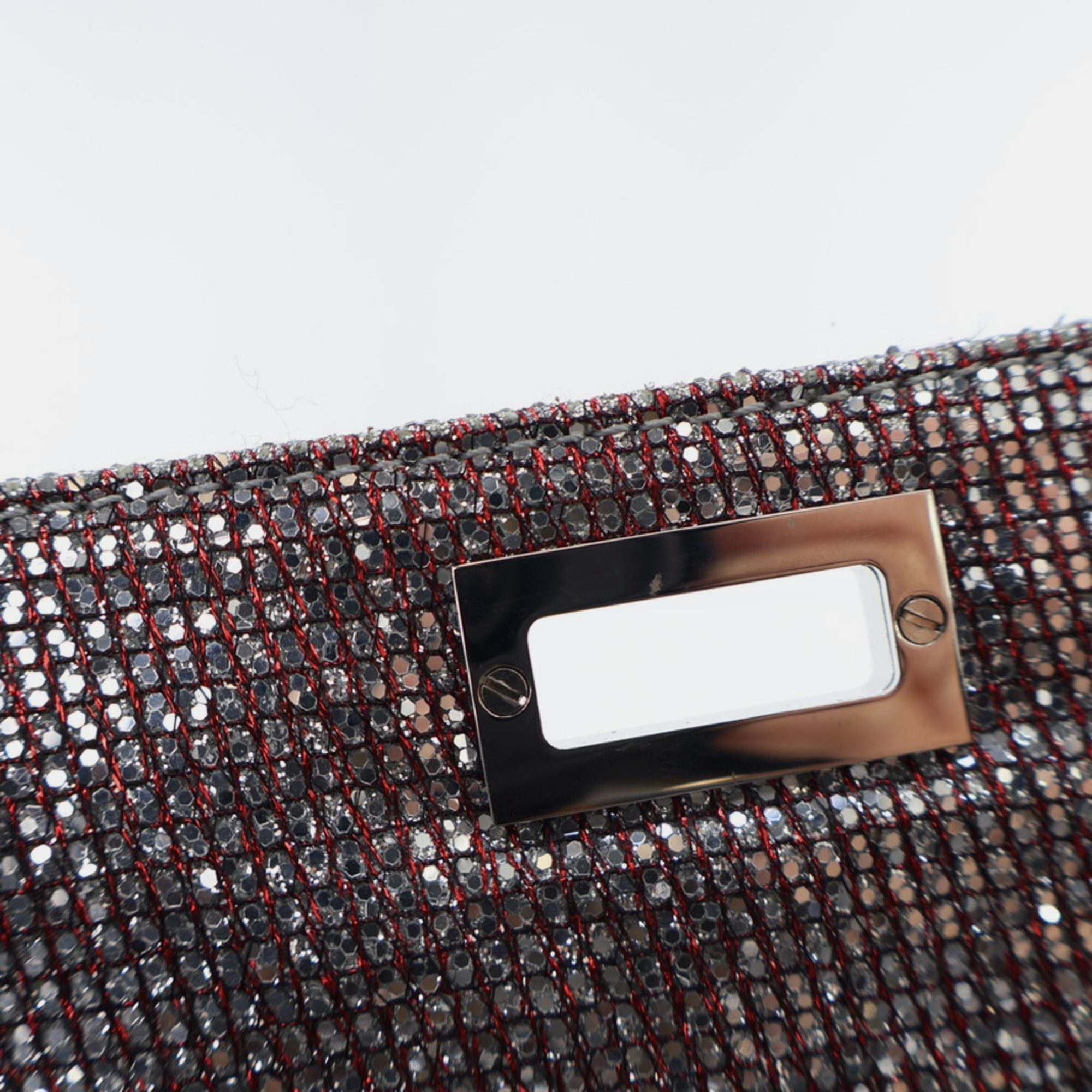 Chanel Mini Glitter Canvas Mademoiselle 2.55 Flap Bag 