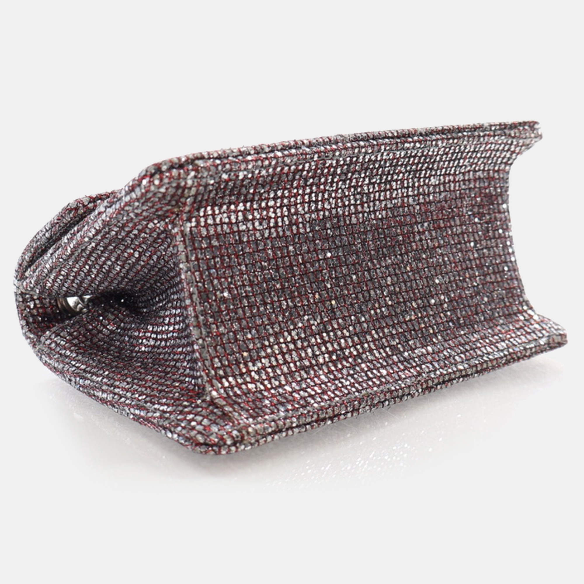 Chanel Mini Glitter Canvas Mademoiselle 2.55 Flap Bag 