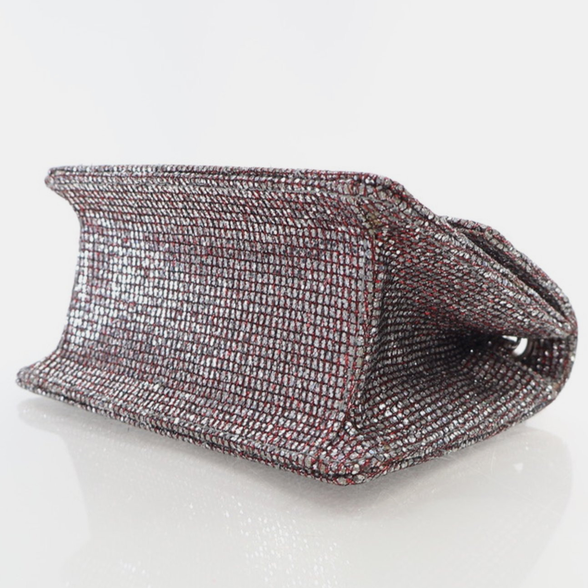 Chanel Mini Glitter Canvas Mademoiselle 2.55 Flap Bag 