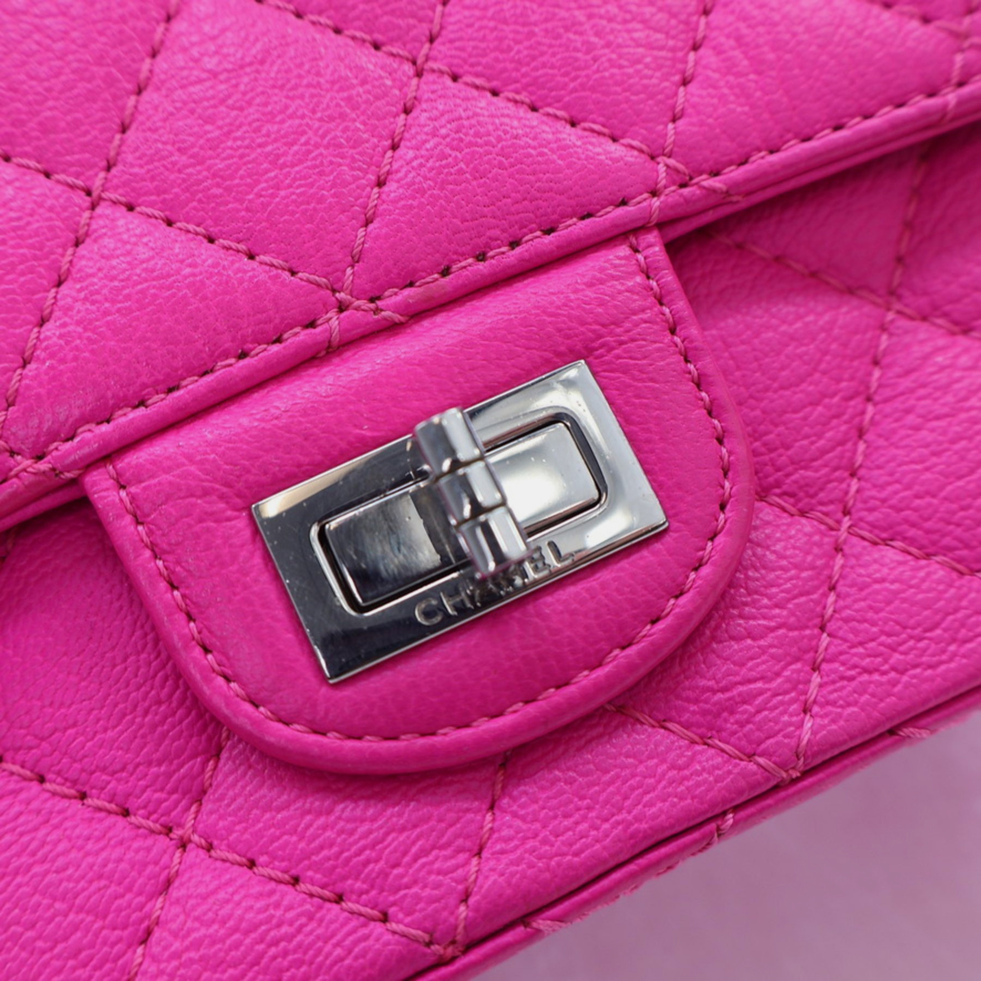 Chanel Mini Pink Calfskin Reissue 