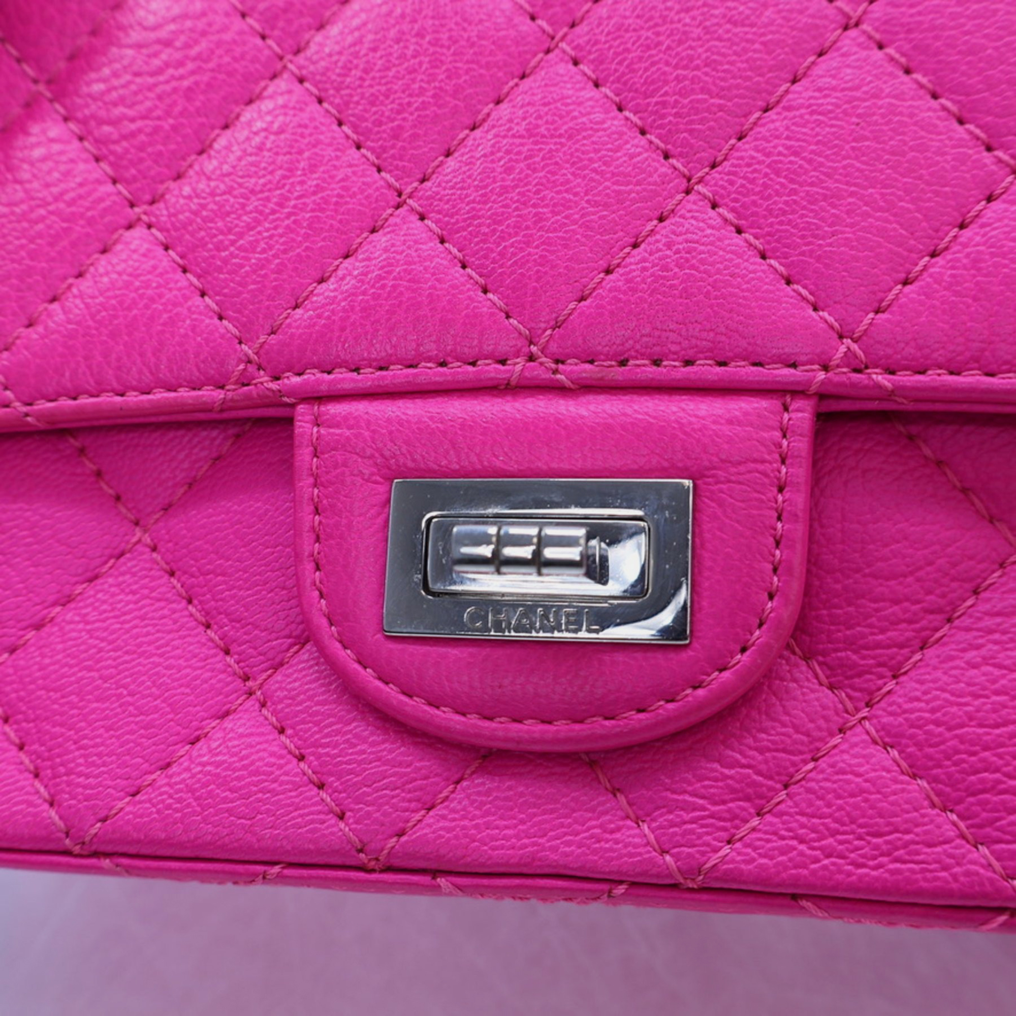 Chanel Mini Pink Calfskin Reissue 