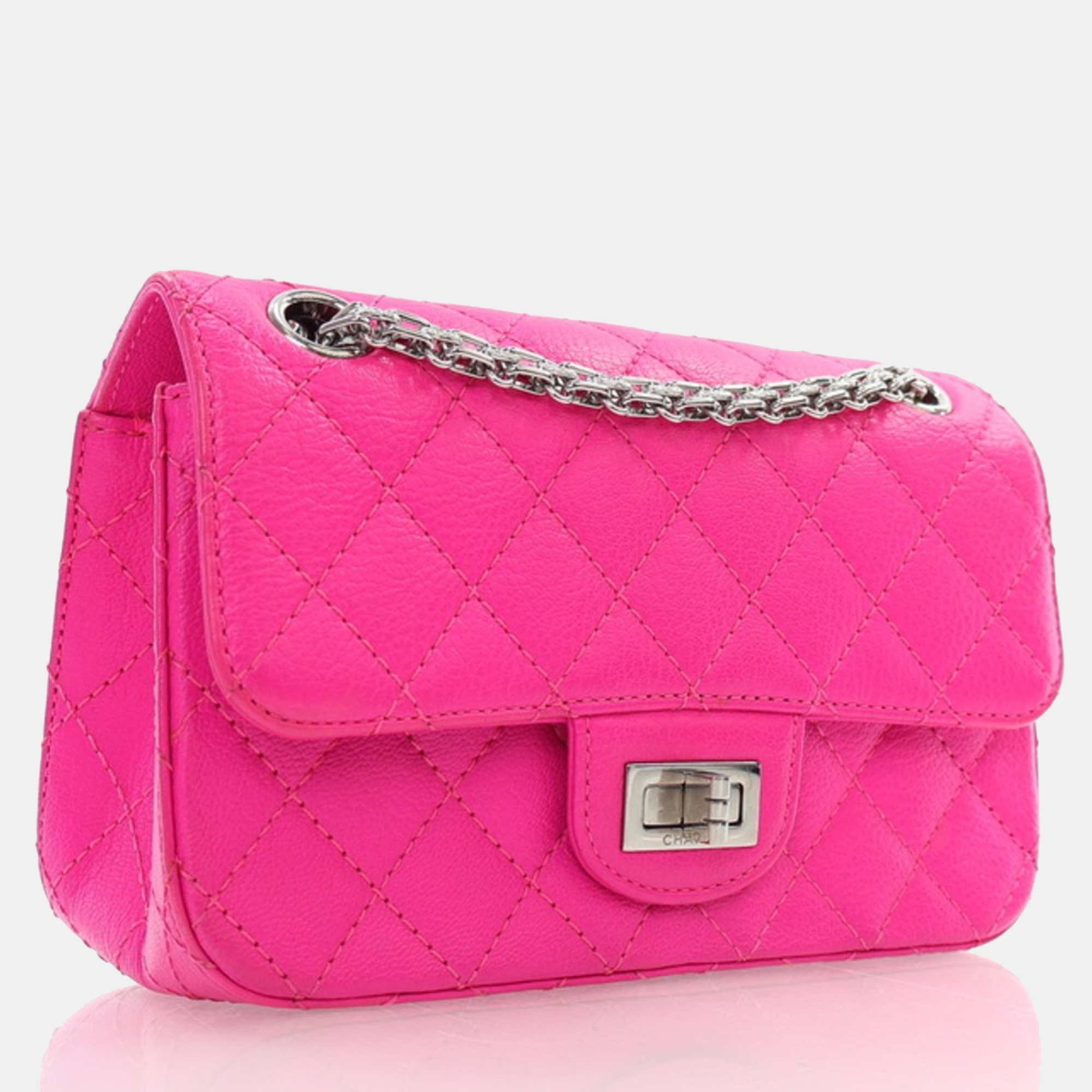 Chanel Mini Pink Calfskin Reissue 