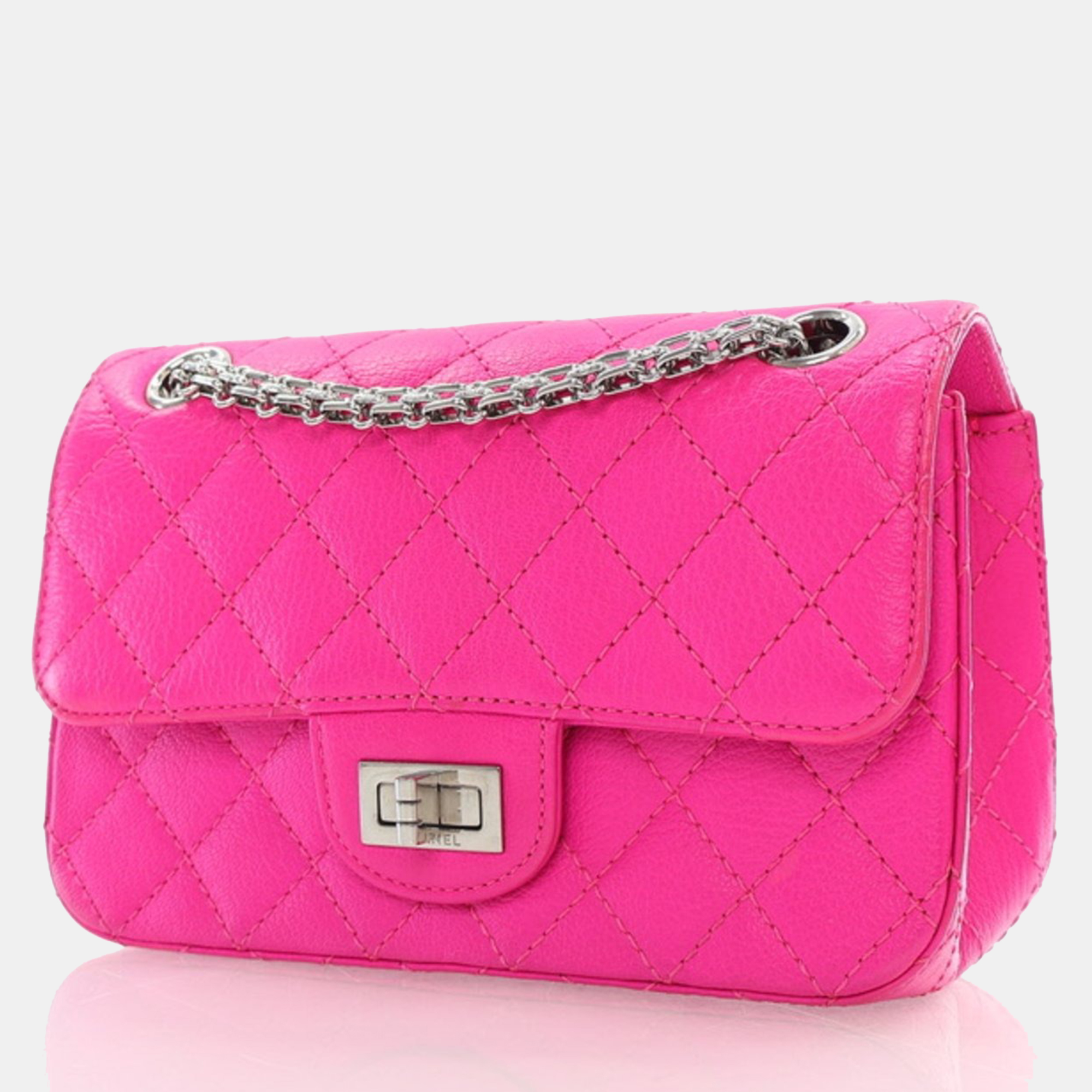 Chanel Mini Pink Calfskin Reissue 