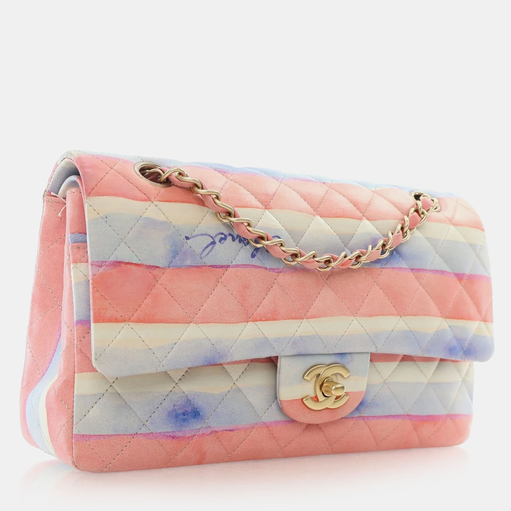 Chanel Classic Flap Medium Multicolor Lambskin 