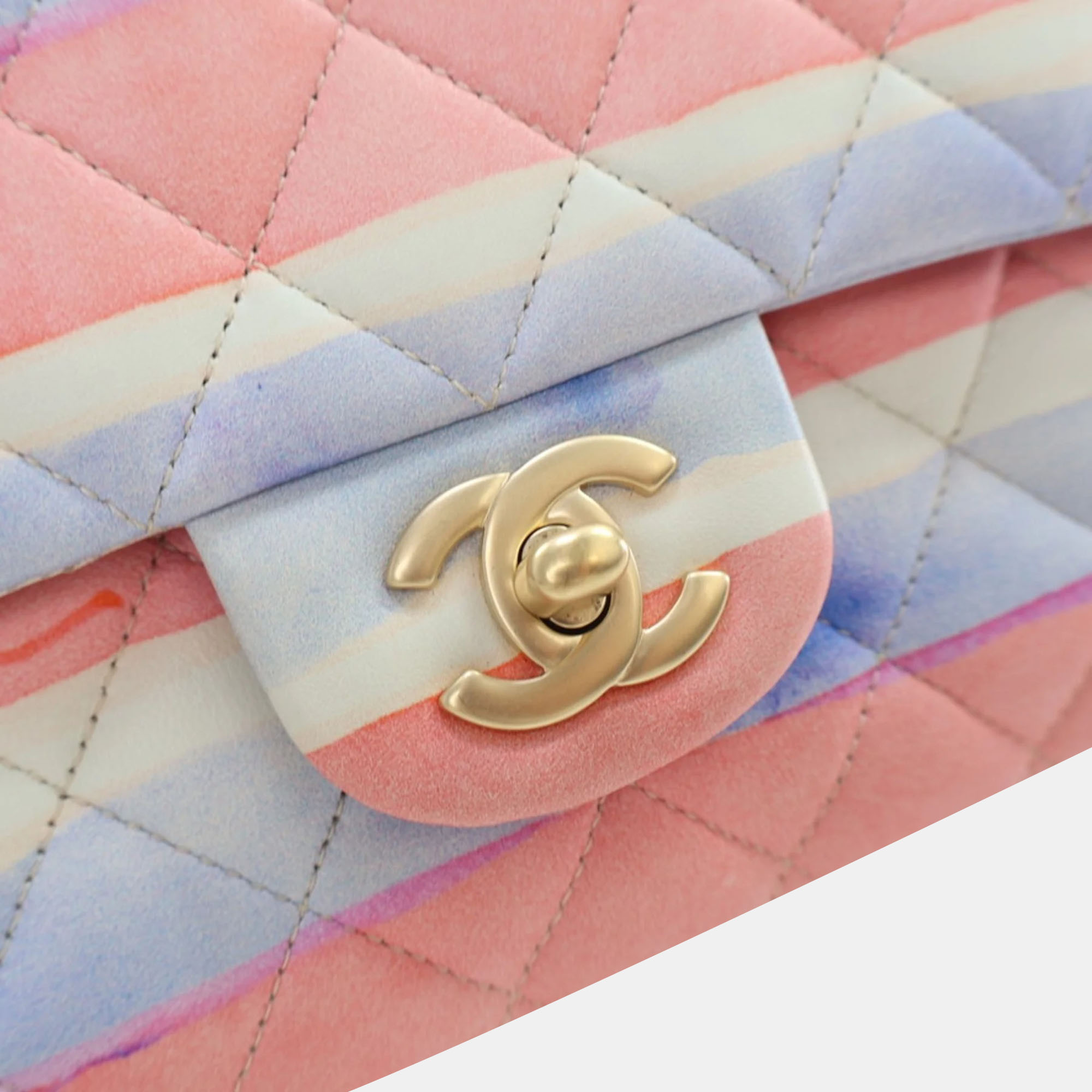Chanel Classic Flap Medium Multicolor Lambskin 