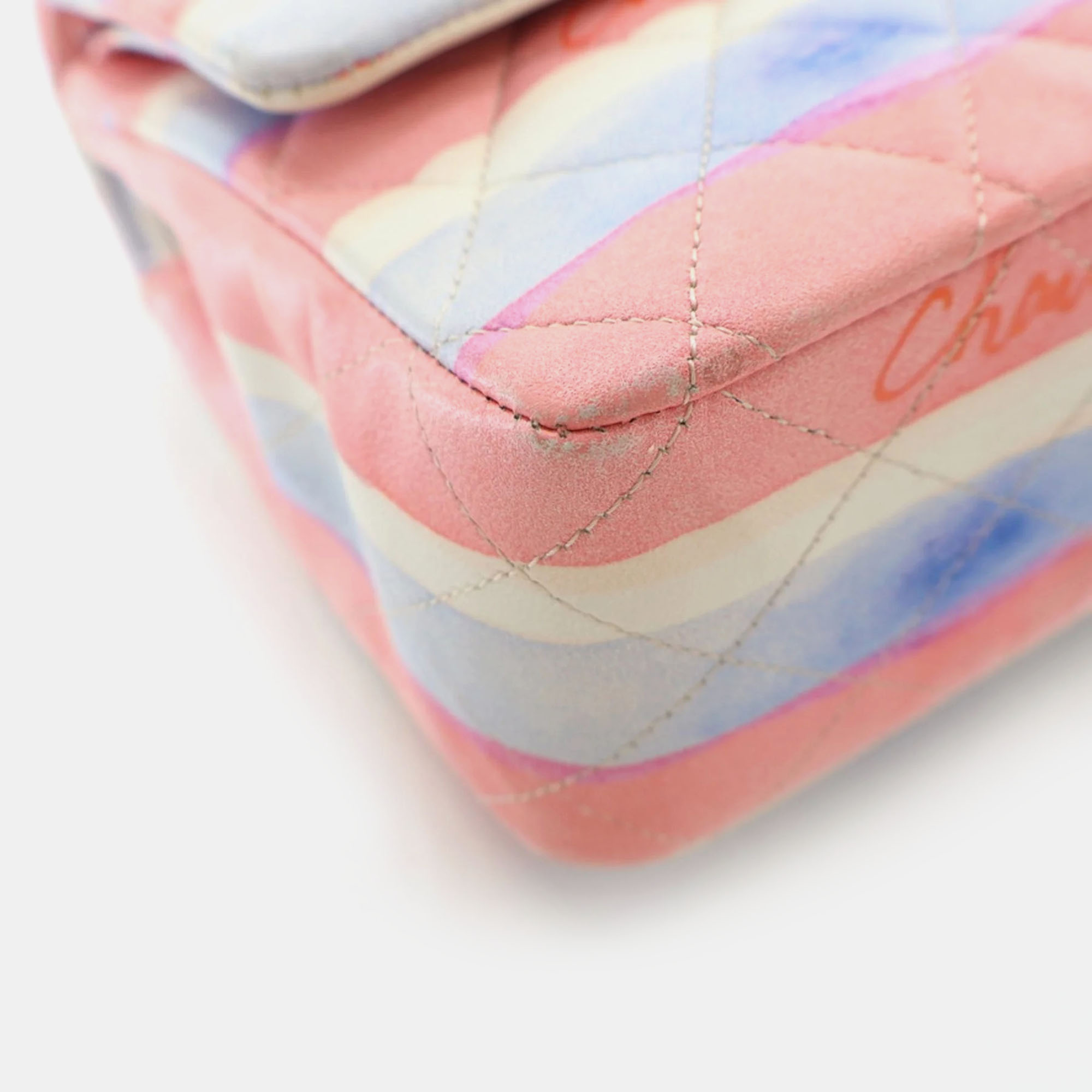 Chanel Classic Flap Medium Multicolor Lambskin 