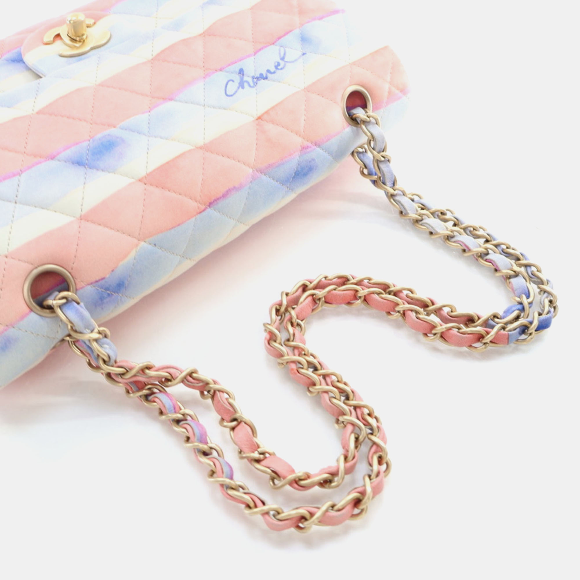 Chanel Classic Flap Medium Multicolor Lambskin 
