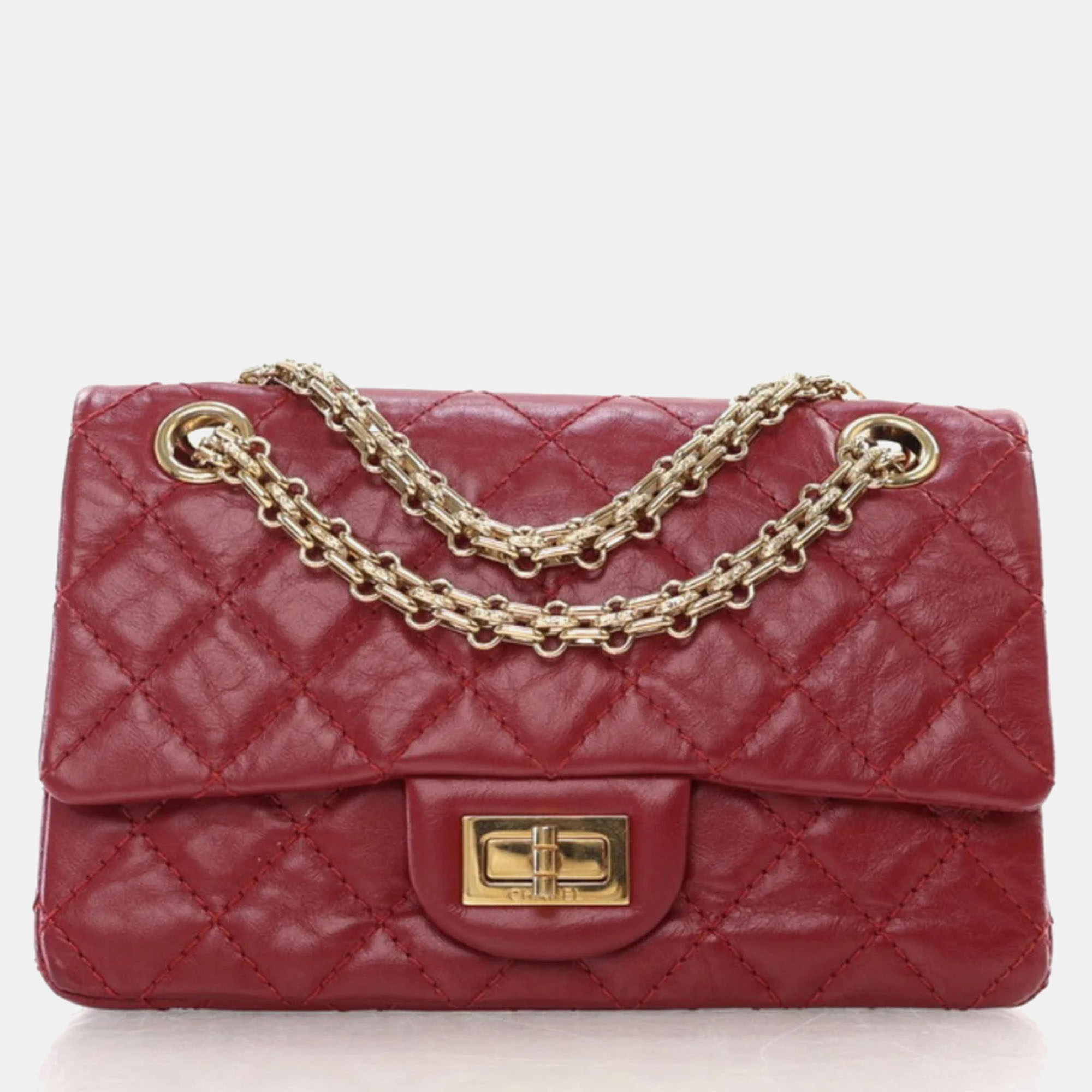 

Chanel Reissue 224 Red Calfskin