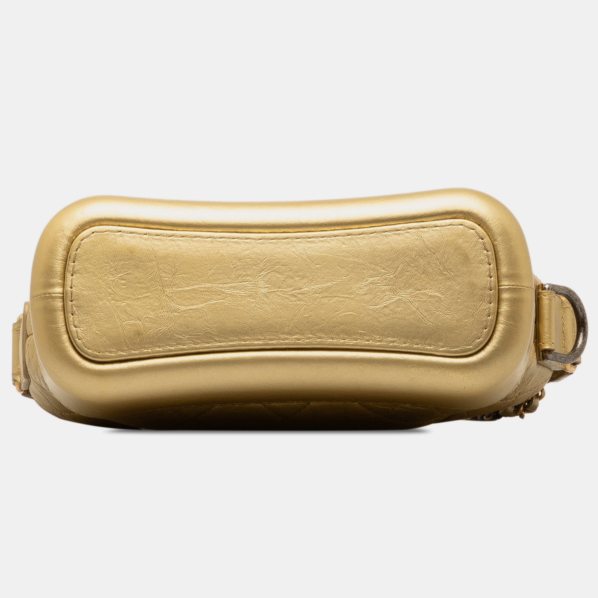 Chanel Gold Small Metallic Lambskin Gabrielle Crossbody 