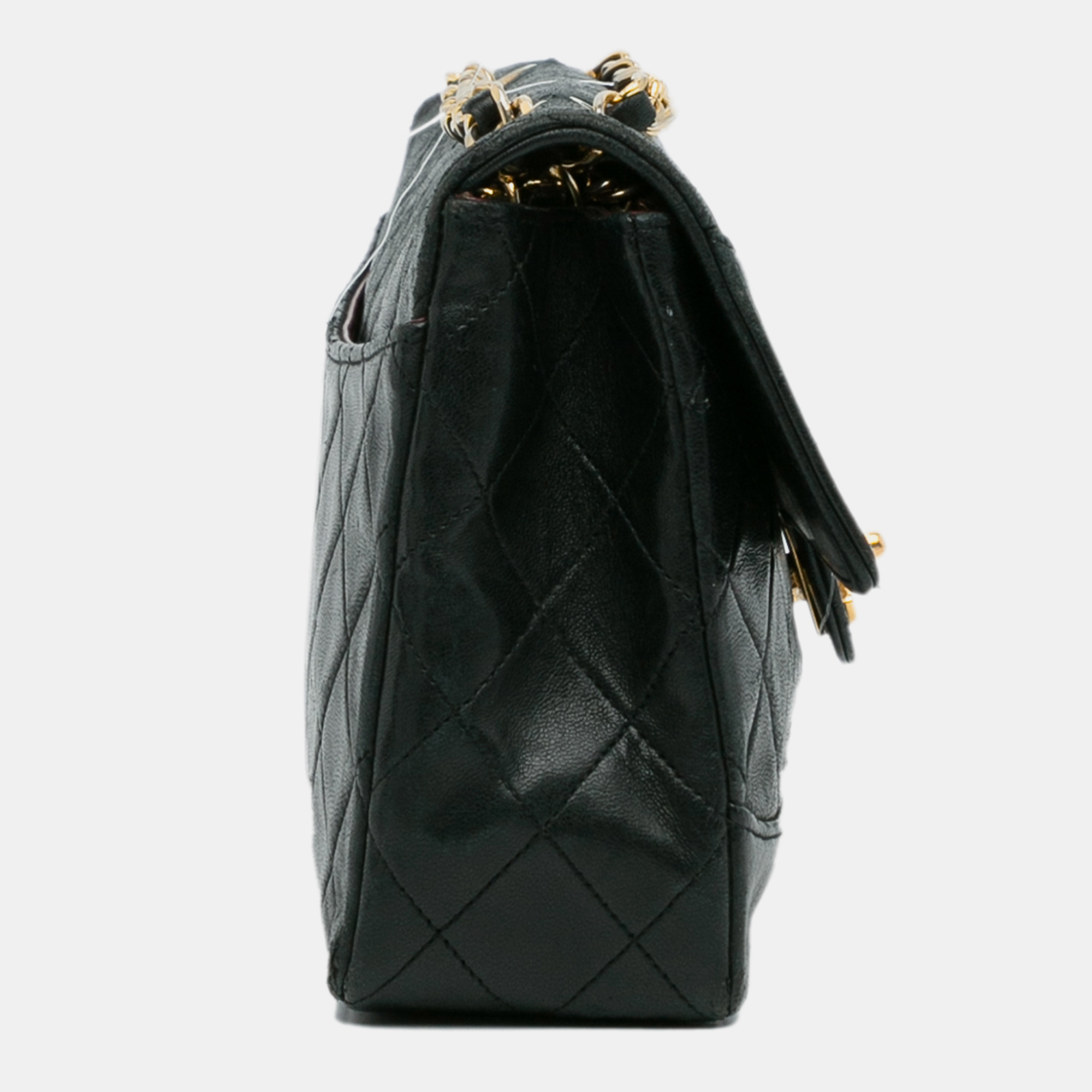 Chanel Black Quilted Lambskin Shoulder Bag 
