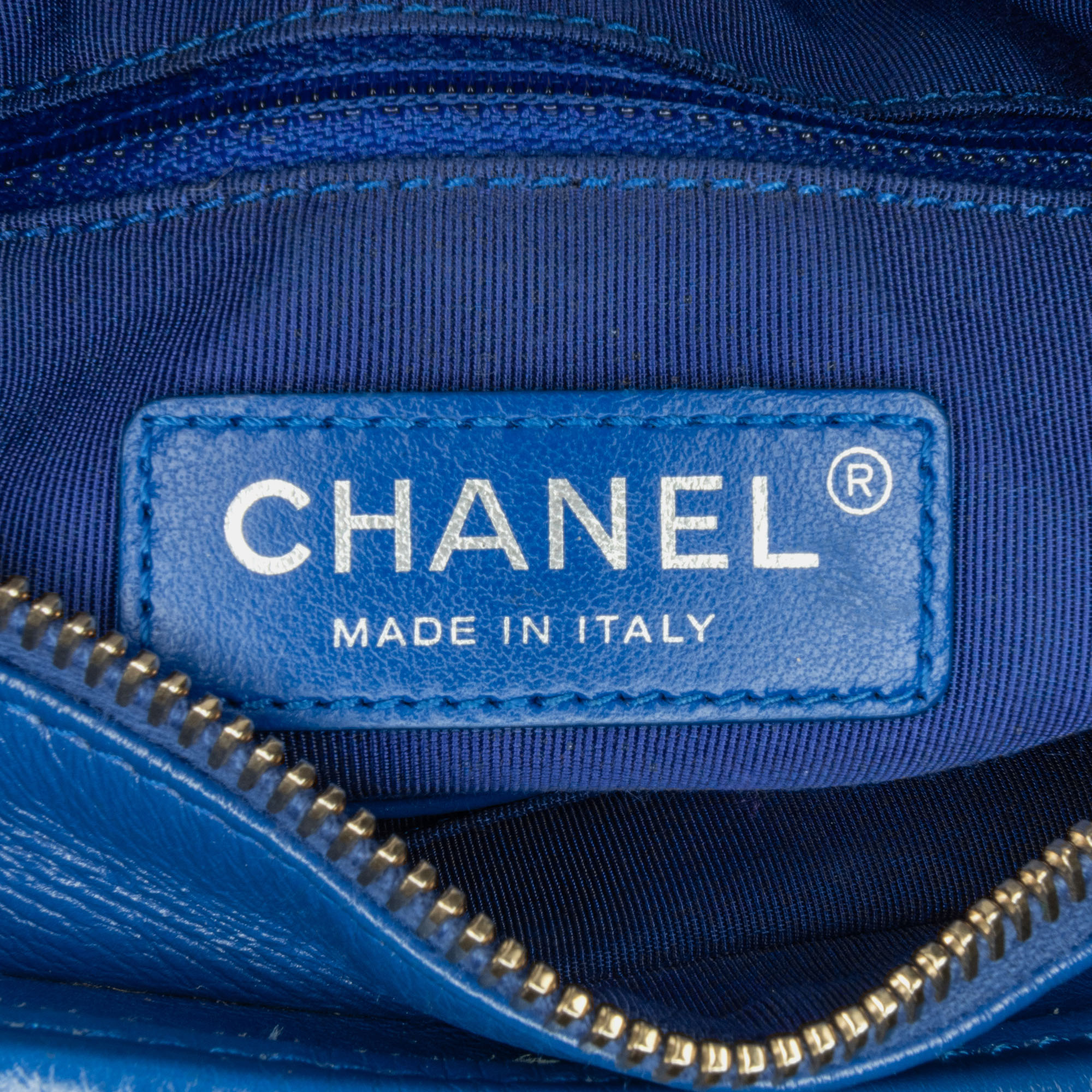 Chanel Blue Small Tweed Gabrielle Crossbody Bag 