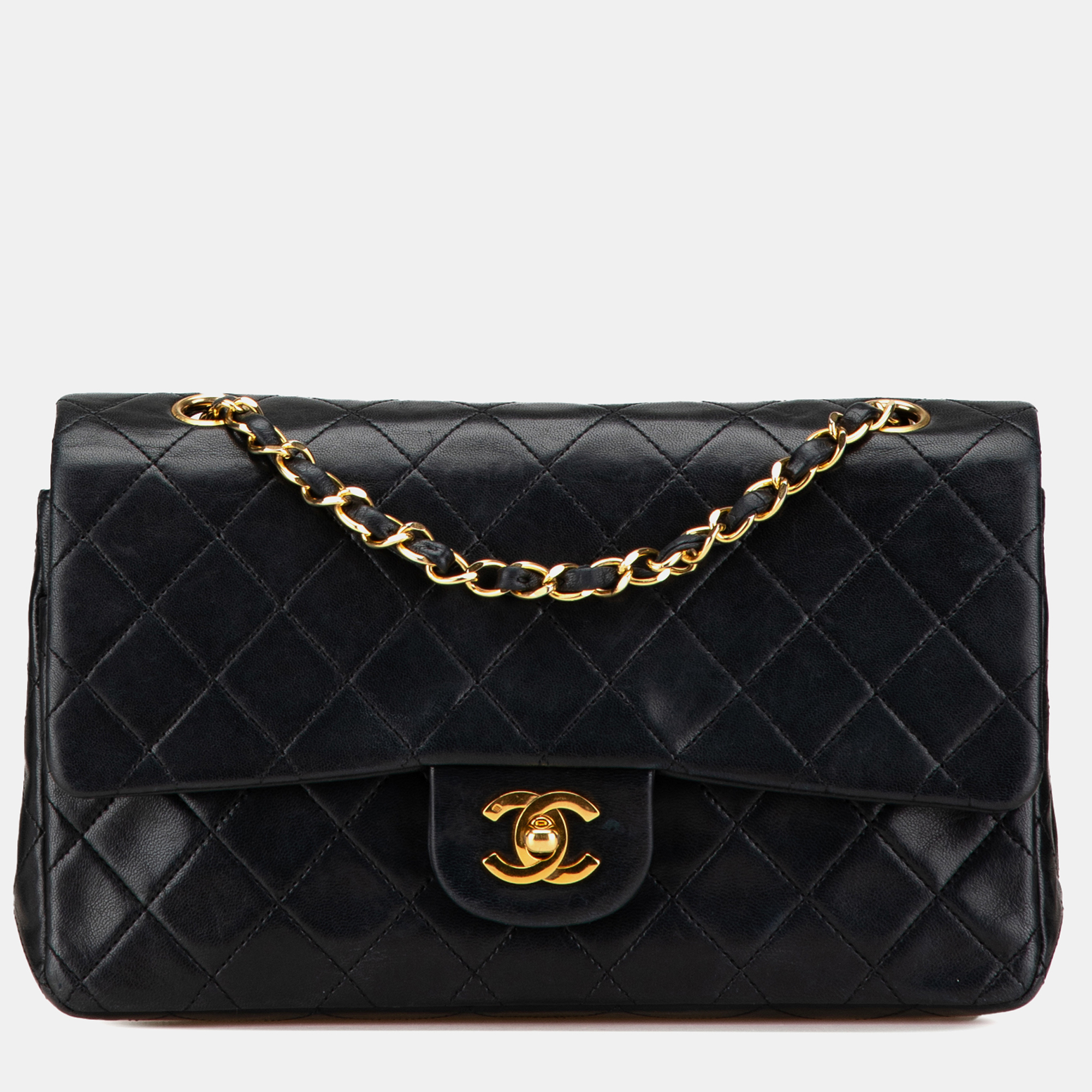 

Chanel Black Medium Classic Lambskin Double Flap