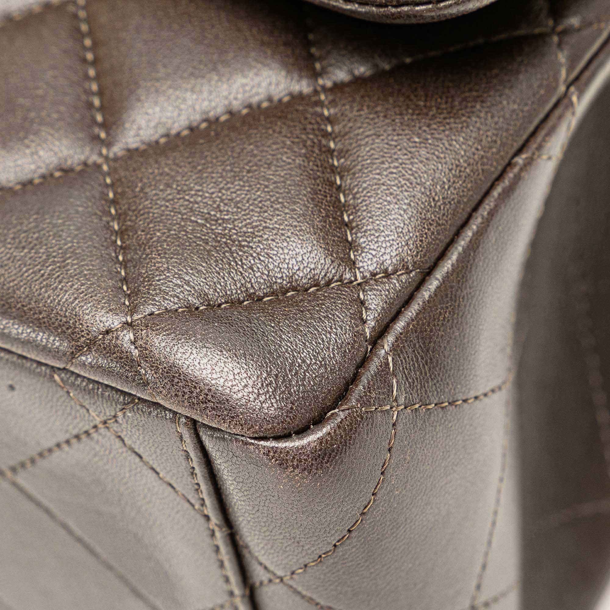 Chanel Black Lambskin Maxi Classic Double Flap Bag 
