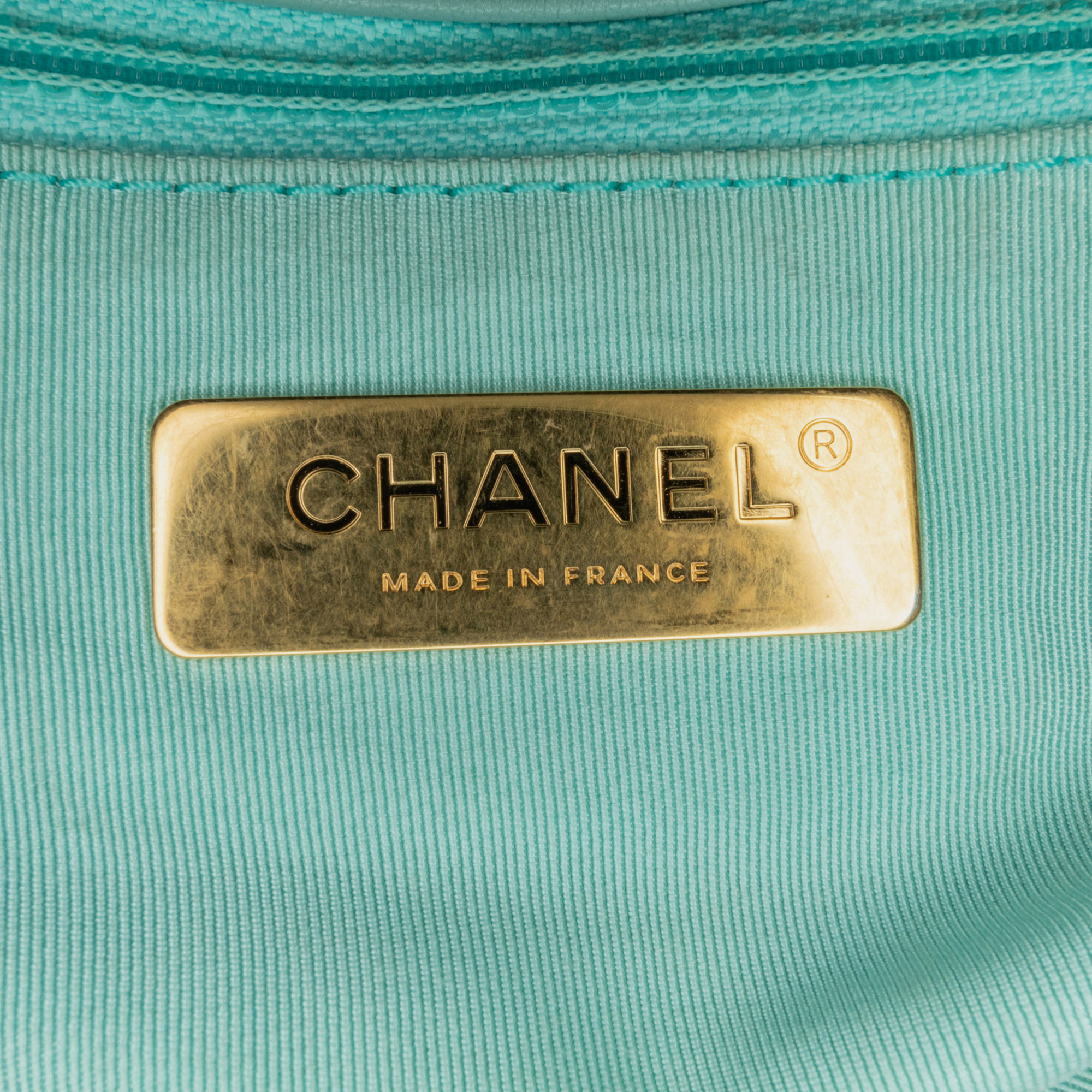 Chanel Blue Lambskin Medium 19 Flap Bag 