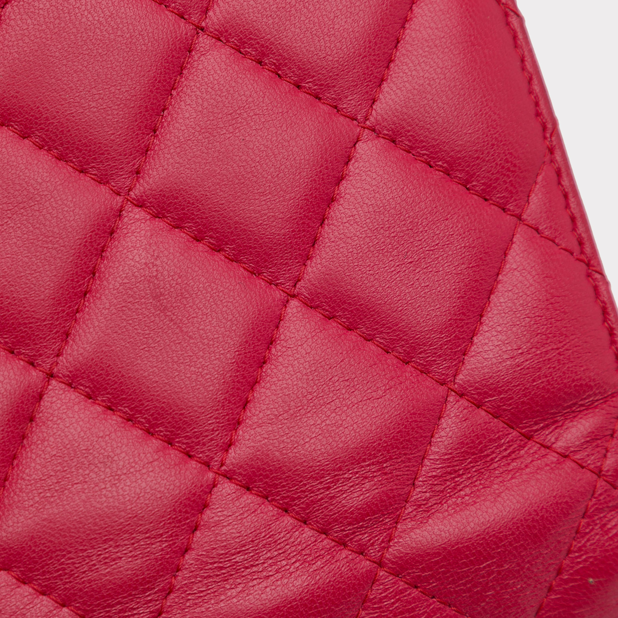 Chanel Pink Classic Lambskin Wallet on Chain 