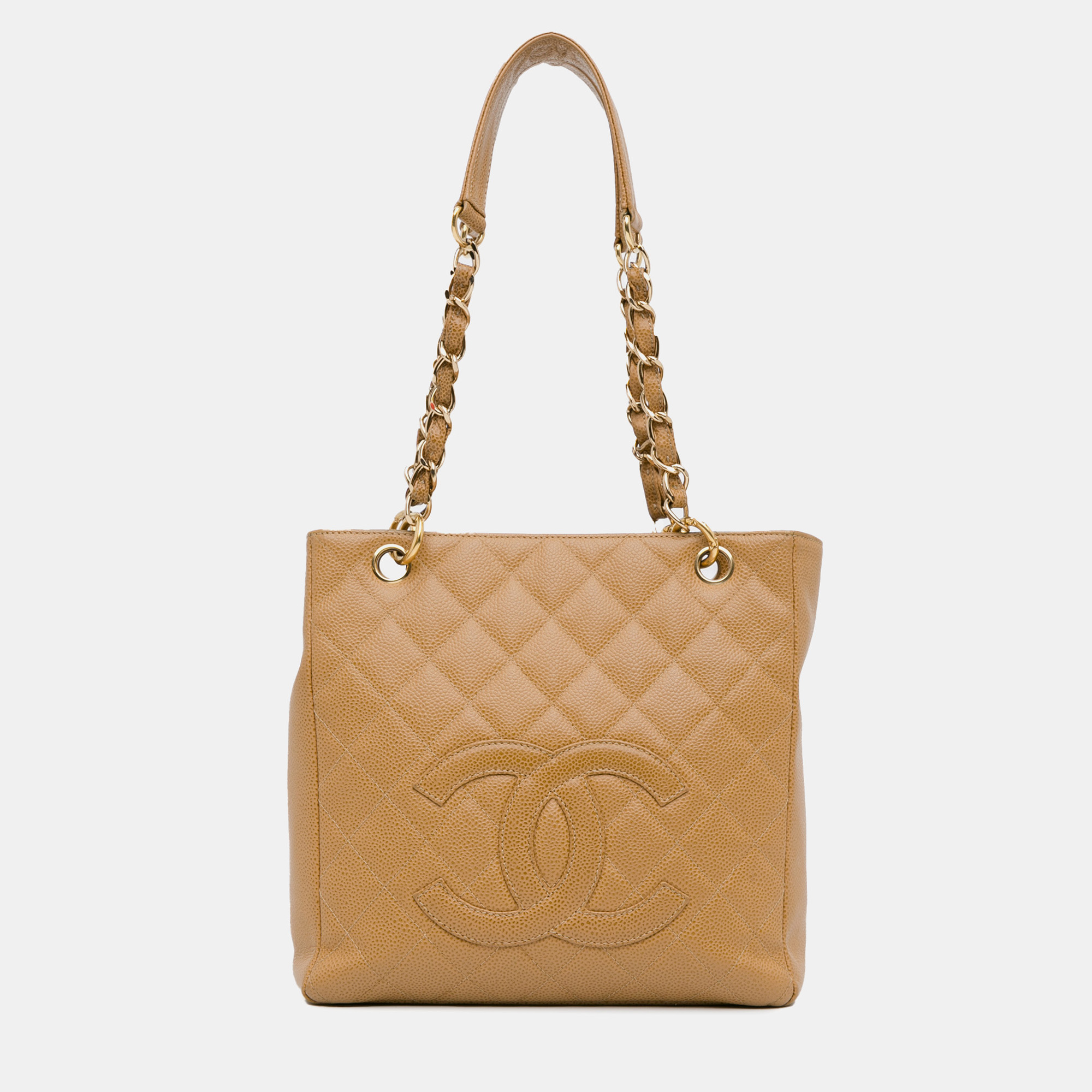 

Chanel Beige Caviar Petite Shopping Tote