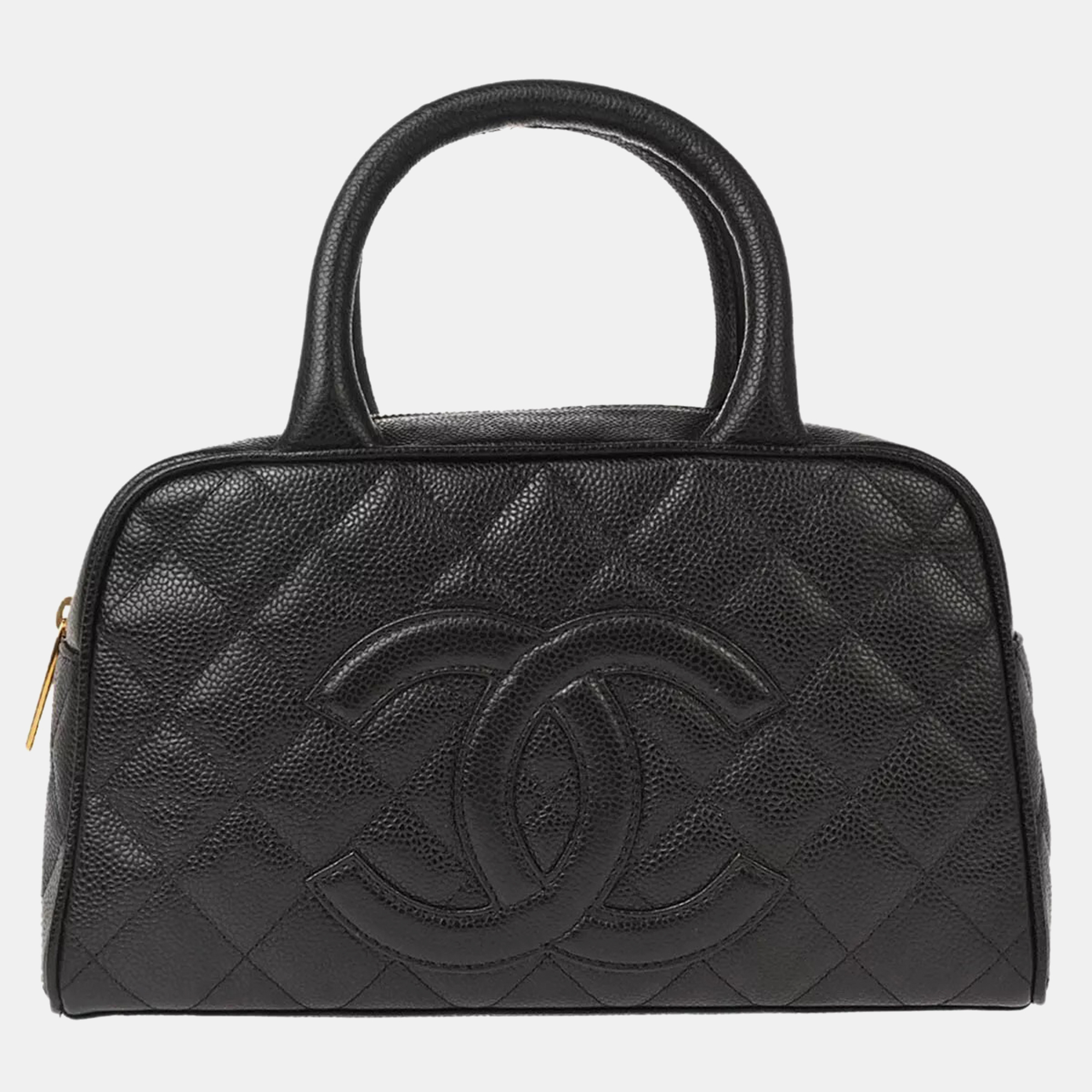 

Chanel Black Calfskin Bowling Bag